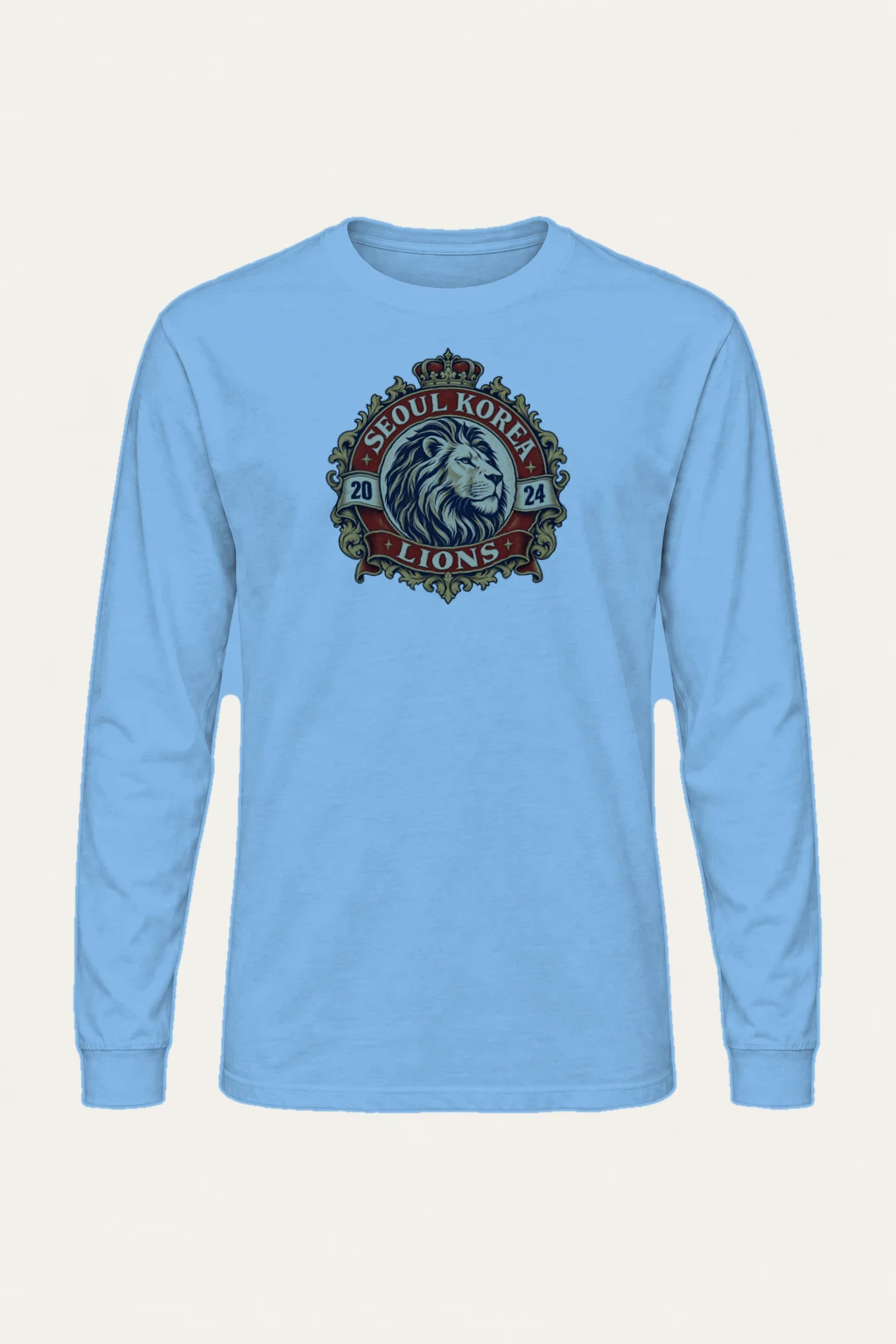 "Seoul Lions 2024" Unisex Longsleeve T-shirt | Gildan 2400
