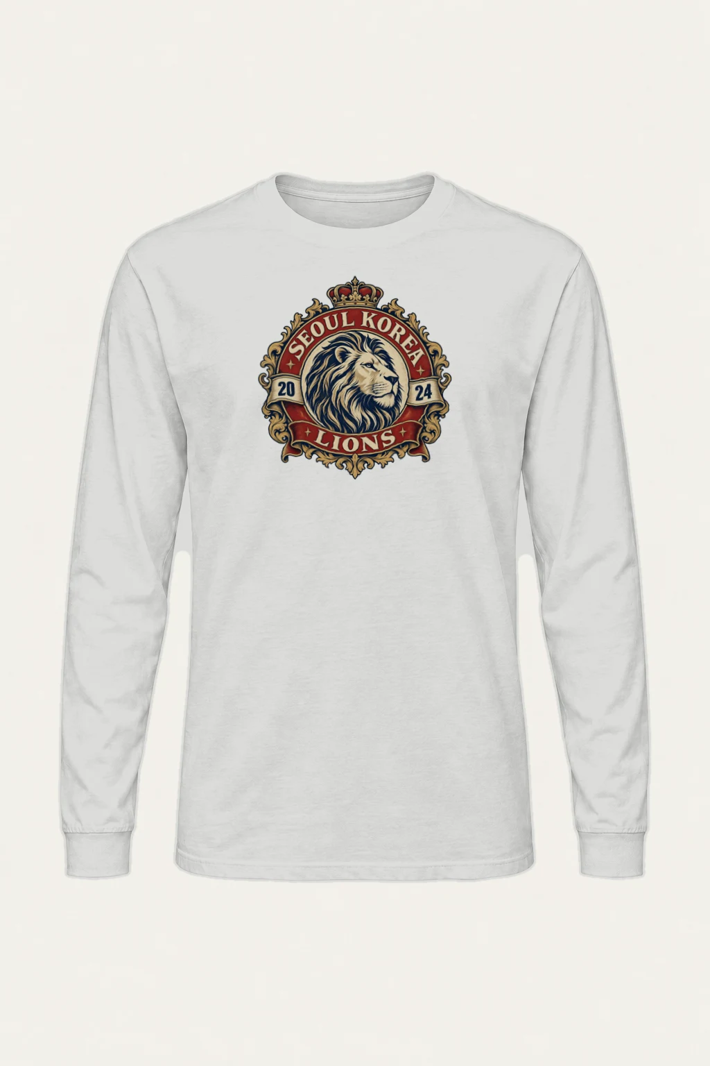 "Seoul Lions 2024" Unisex Longsleeve T-shirt | Gildan 2400