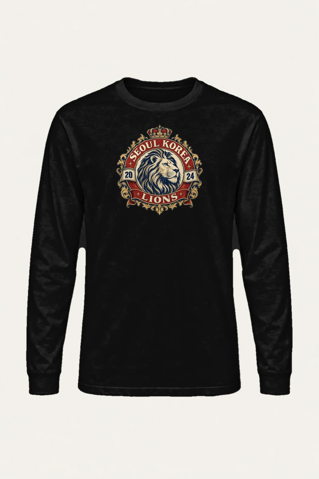 "Seoul Lions 2024" Unisex Longsleeve T-shirt | Gildan 2400