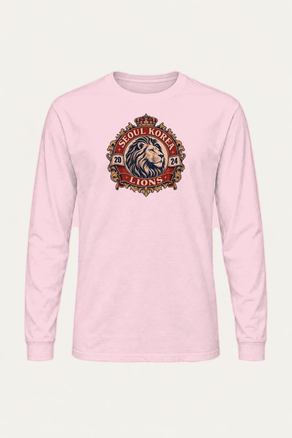 "Seoul Lions 2024" Unisex Longsleeve T-shirt | Gildan 2400