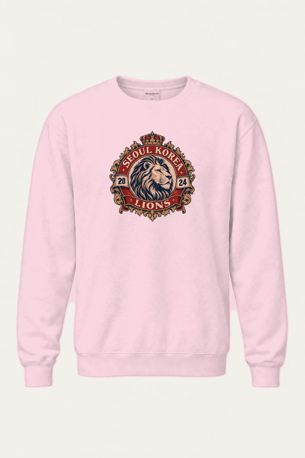 "Seoul Lions Crest" Heavy Blend Unisex Crewneck Sweatshirt | Gildan 18000