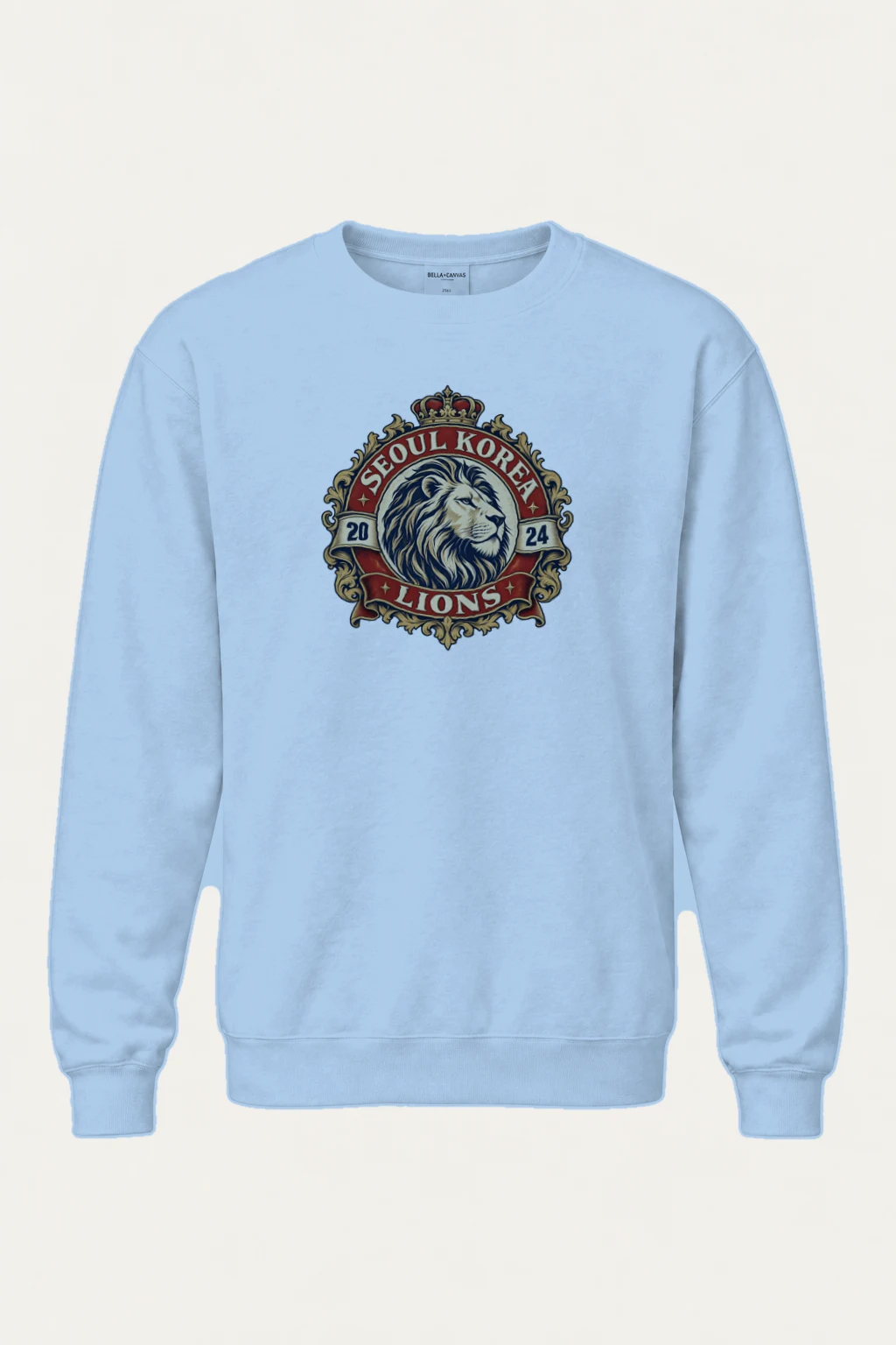 "Seoul Lions Crest" Heavy Blend Unisex Crewneck Sweatshirt | Gildan 18000