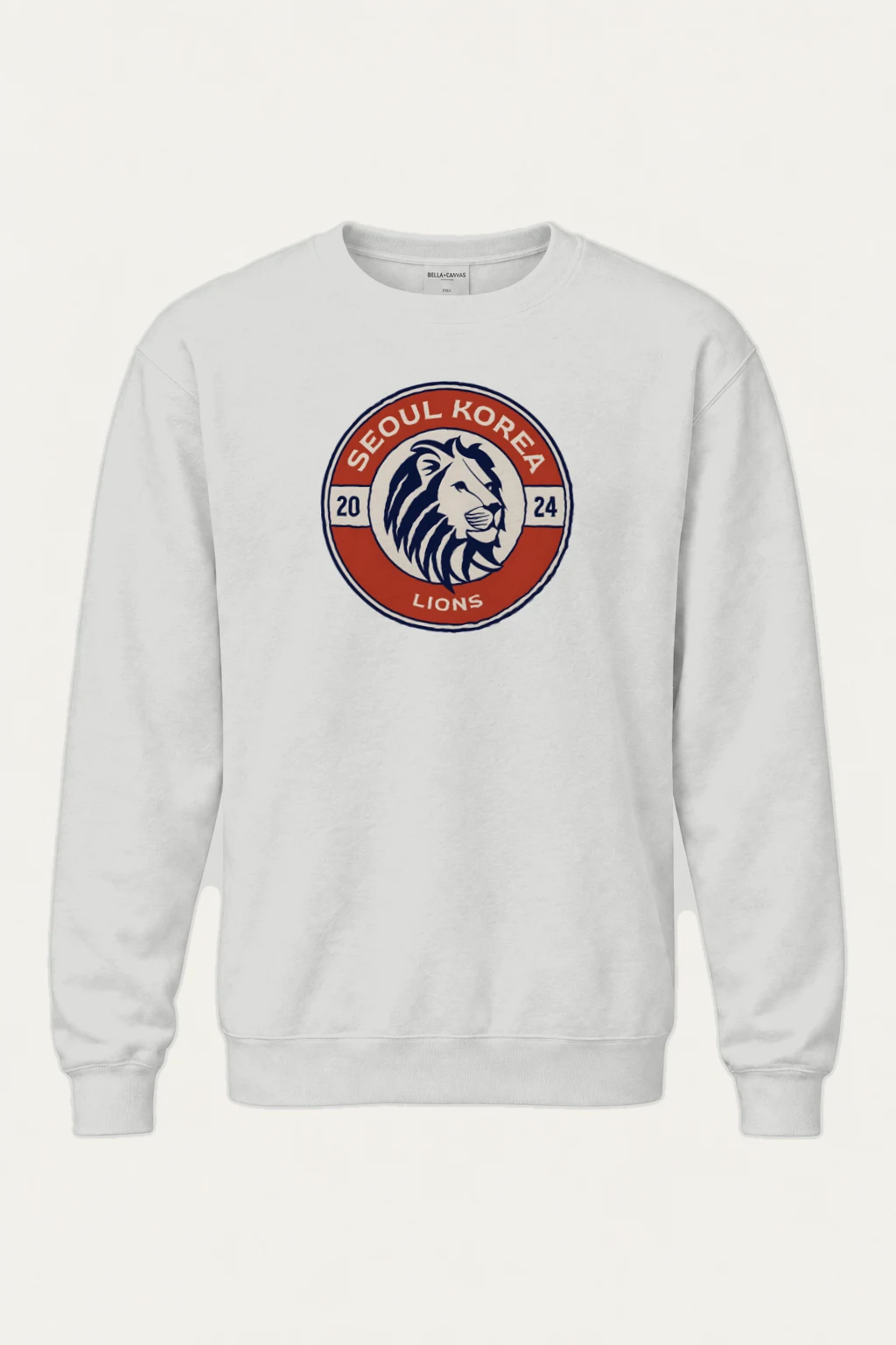 "Seoul Lions Emblem" Heavy Blend Unisex Crewneck Sweatshirt | Gildan 18000