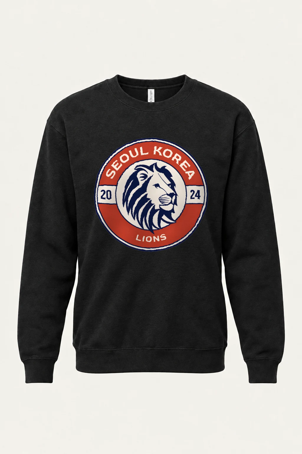 "Seoul Lions Emblem" Heavy Blend Unisex Crewneck Sweatshirt | Gildan 18000