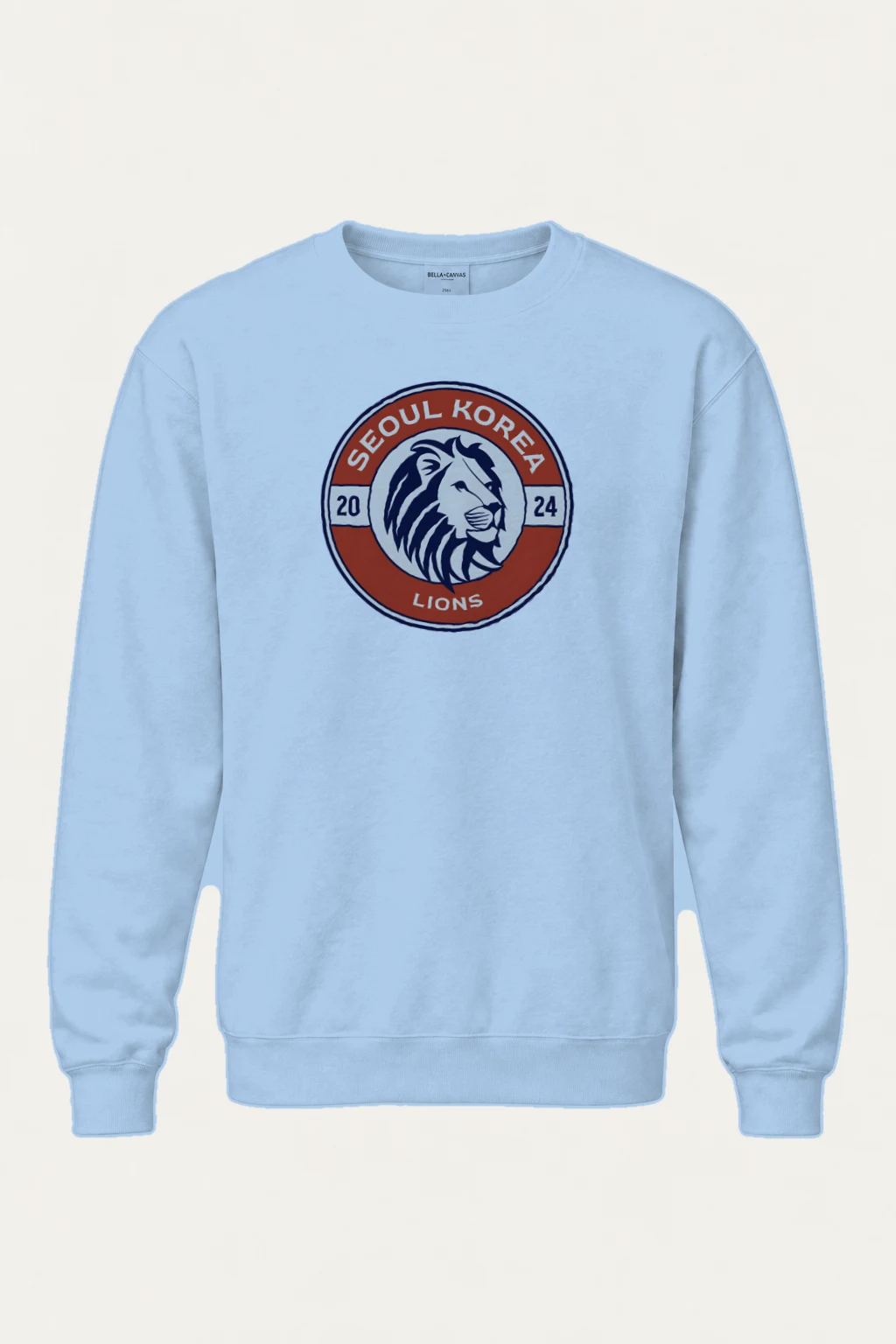 "Seoul Lions Emblem" Heavy Blend Unisex Crewneck Sweatshirt | Gildan 18000