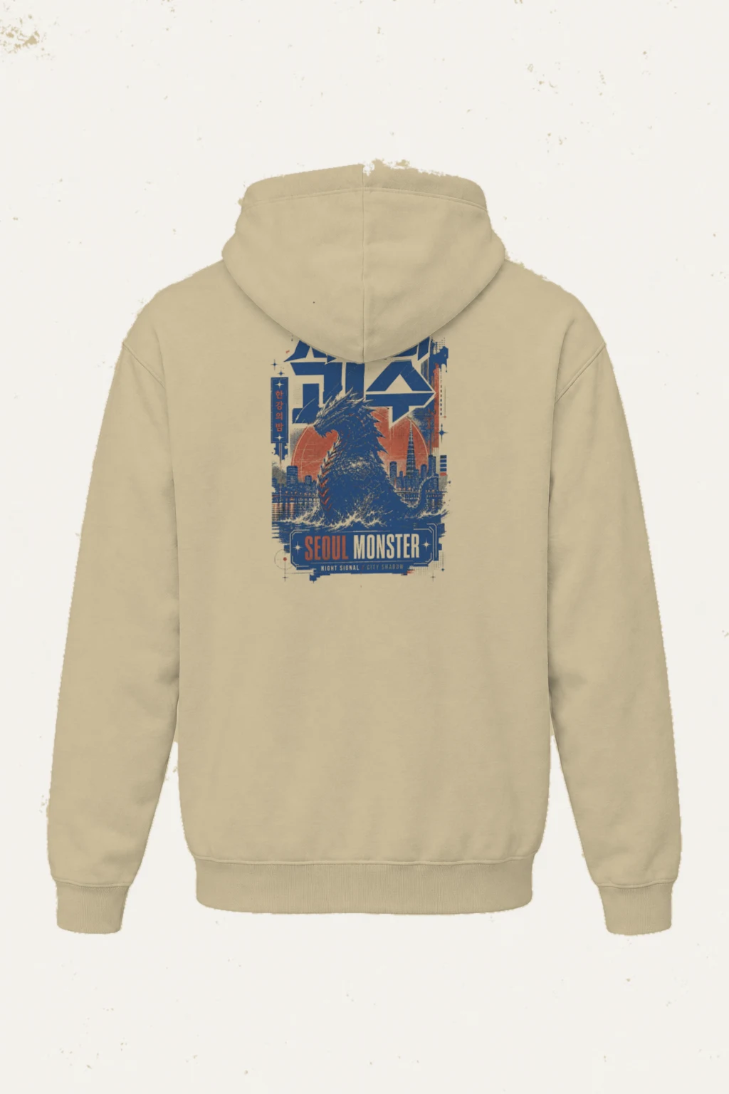 "Seoul Monster Night Signal" Heavy Blend Unisex Pullover Hoodie | Gildan 18500