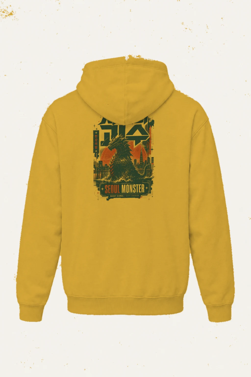 "Seoul Monster Night Signal" Heavy Blend Unisex Pullover Hoodie | Gildan 18500
