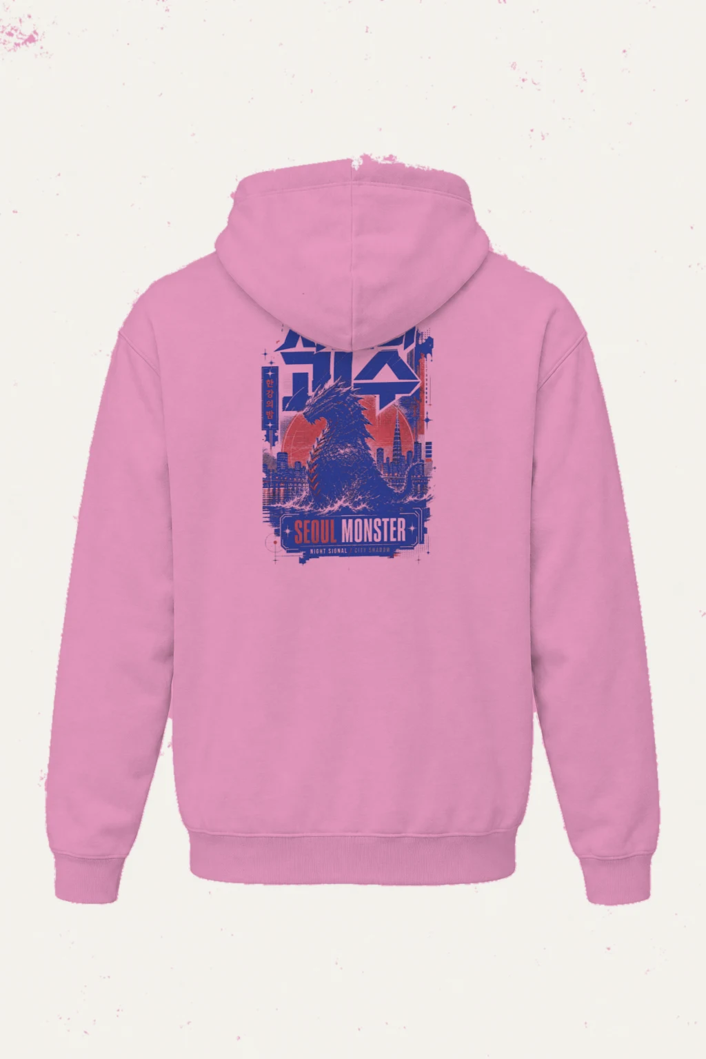 "Seoul Monster Night Signal" Heavy Blend Unisex Pullover Hoodie | Gildan 18500