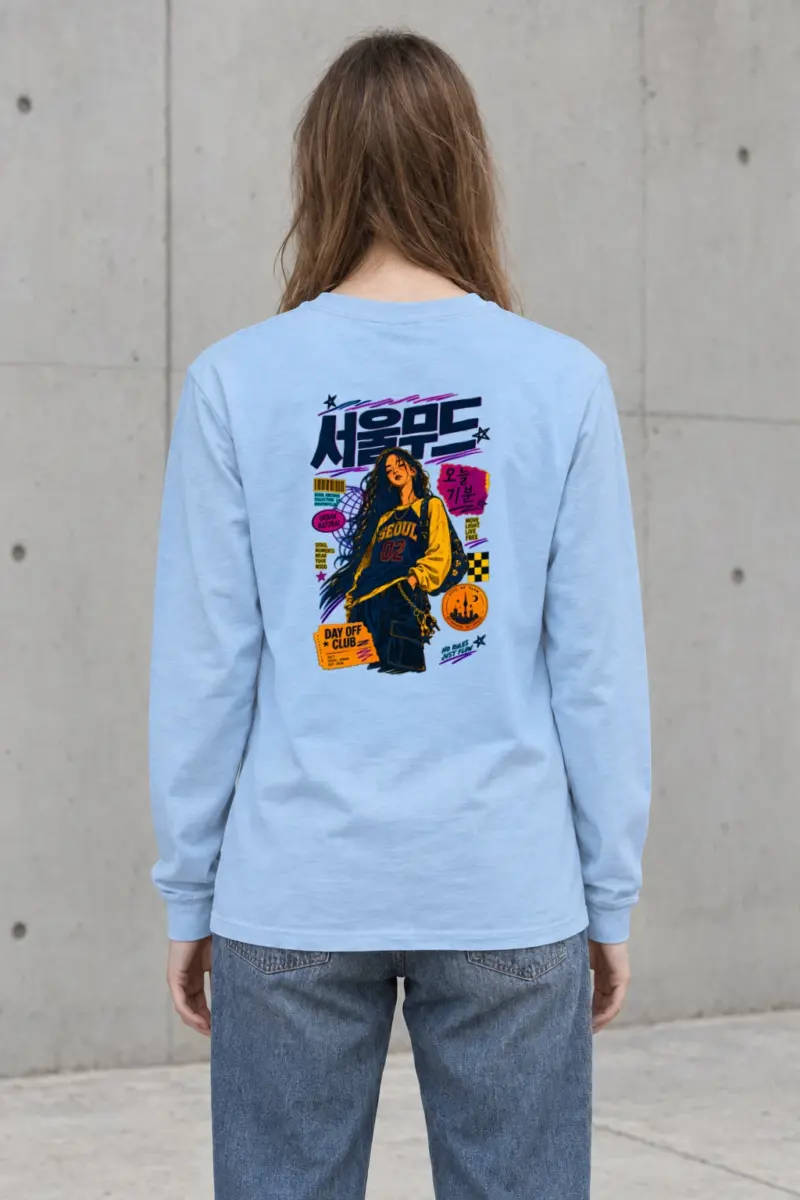 "Seoul Mood Flow" Unisex Longsleeve T-shirt