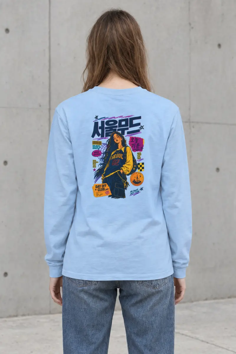 "Seoul Mood Flow" Unisex Longsleeve T-shirt