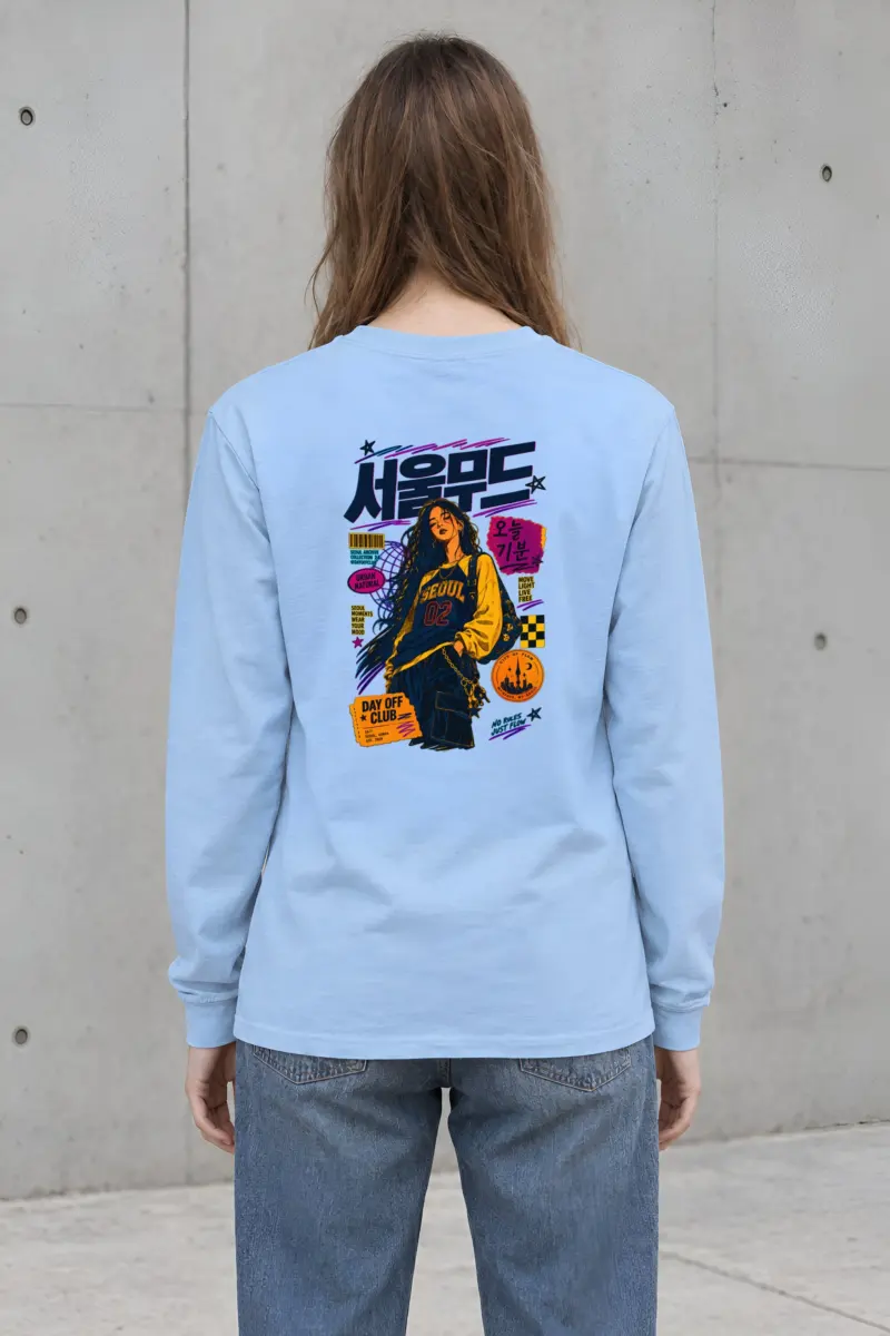 "Seoul Mood Flow" Unisex Longsleeve T-shirt