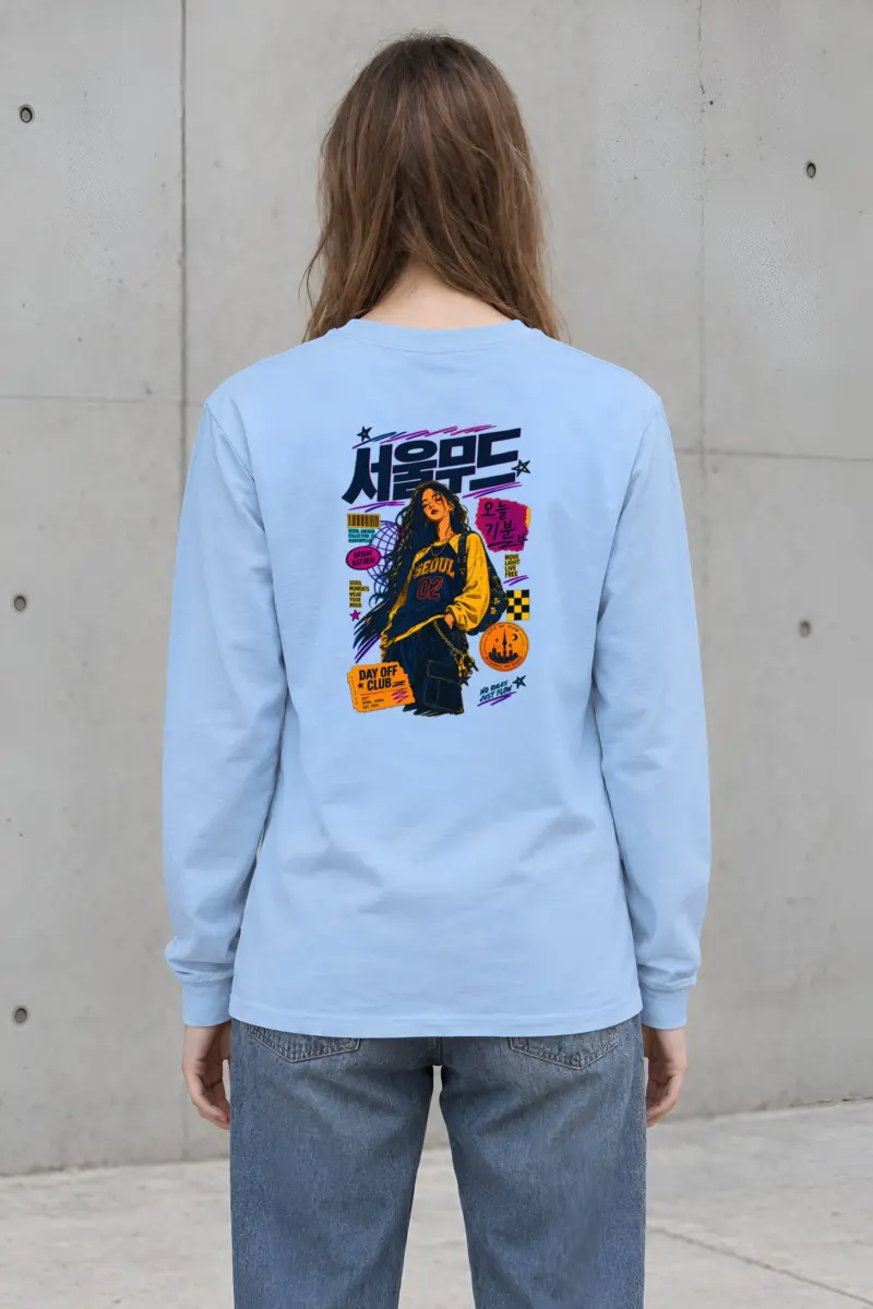 "Seoul Mood Flow" Unisex Longsleeve T-shirt