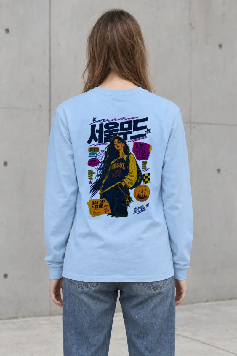 "Seoul Mood Flow" Unisex Longsleeve T-shirt