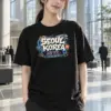 "Seoul Mood Street Club" Heavyweight Unisex Crewneck T-shirt | Gildan 5000