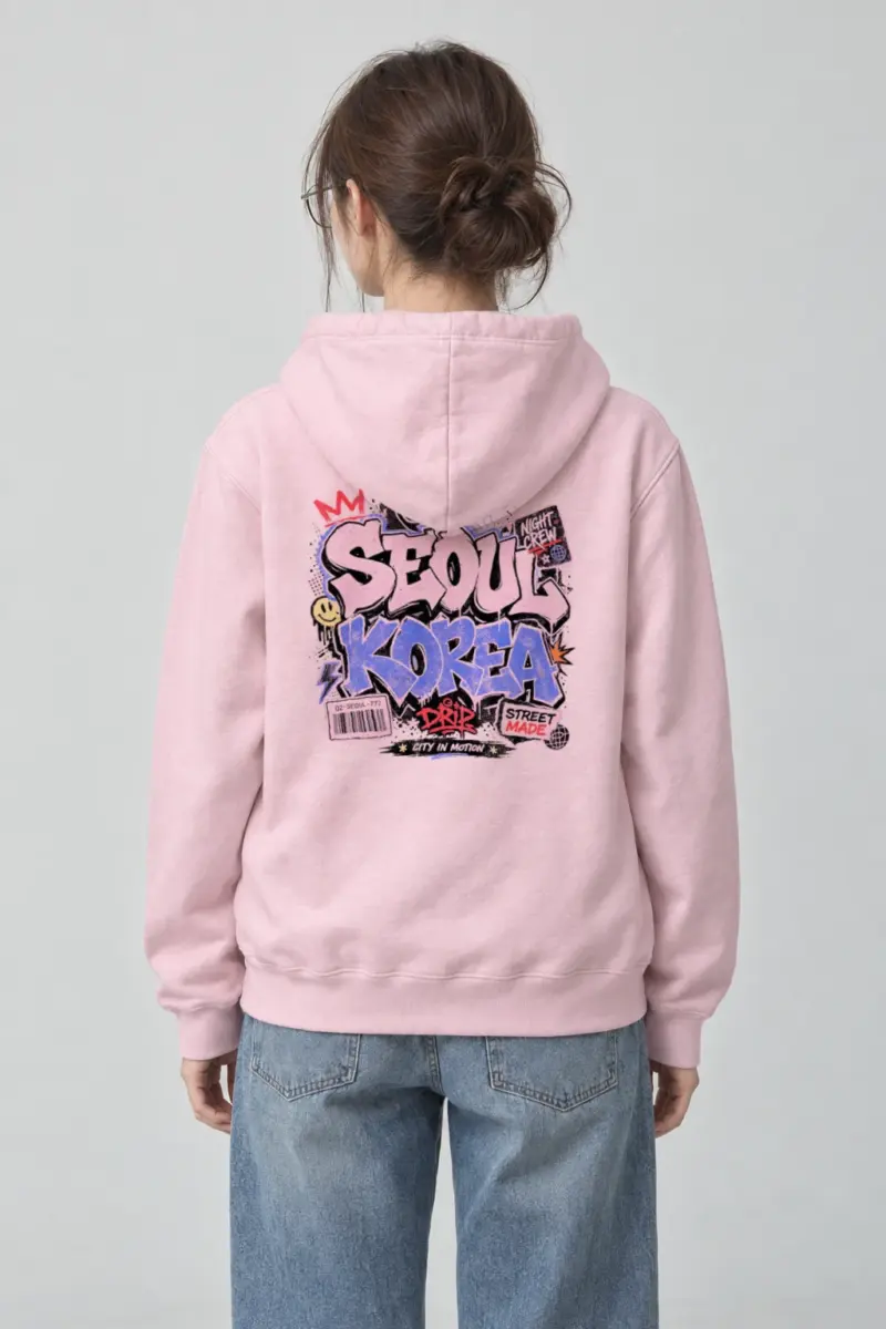 "Seoul Night Crew" Heavy Blend Unisex Pullover Hoodie