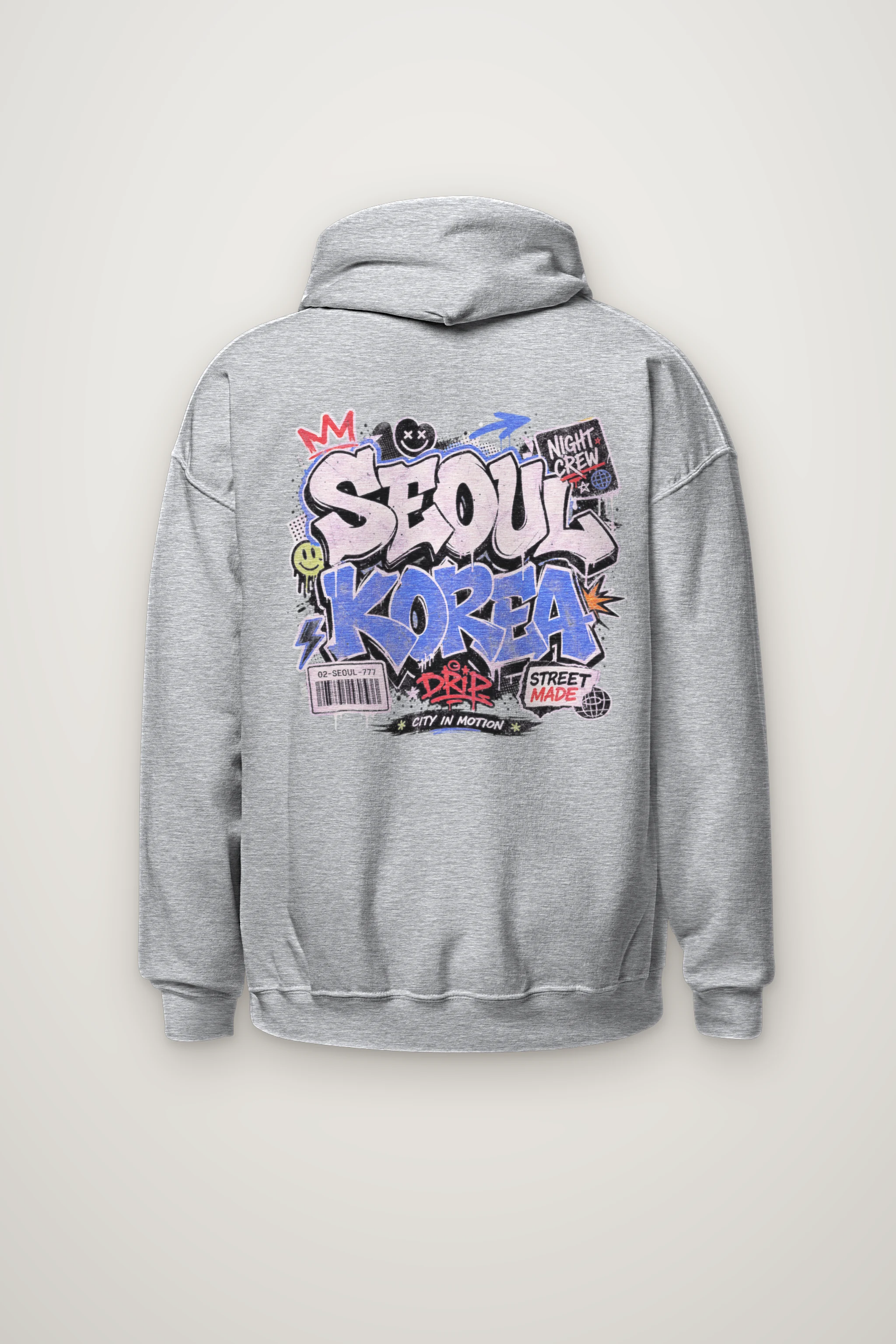 "Seoul Night Crew" Heavy Blend Unisex Pullover Hoodie