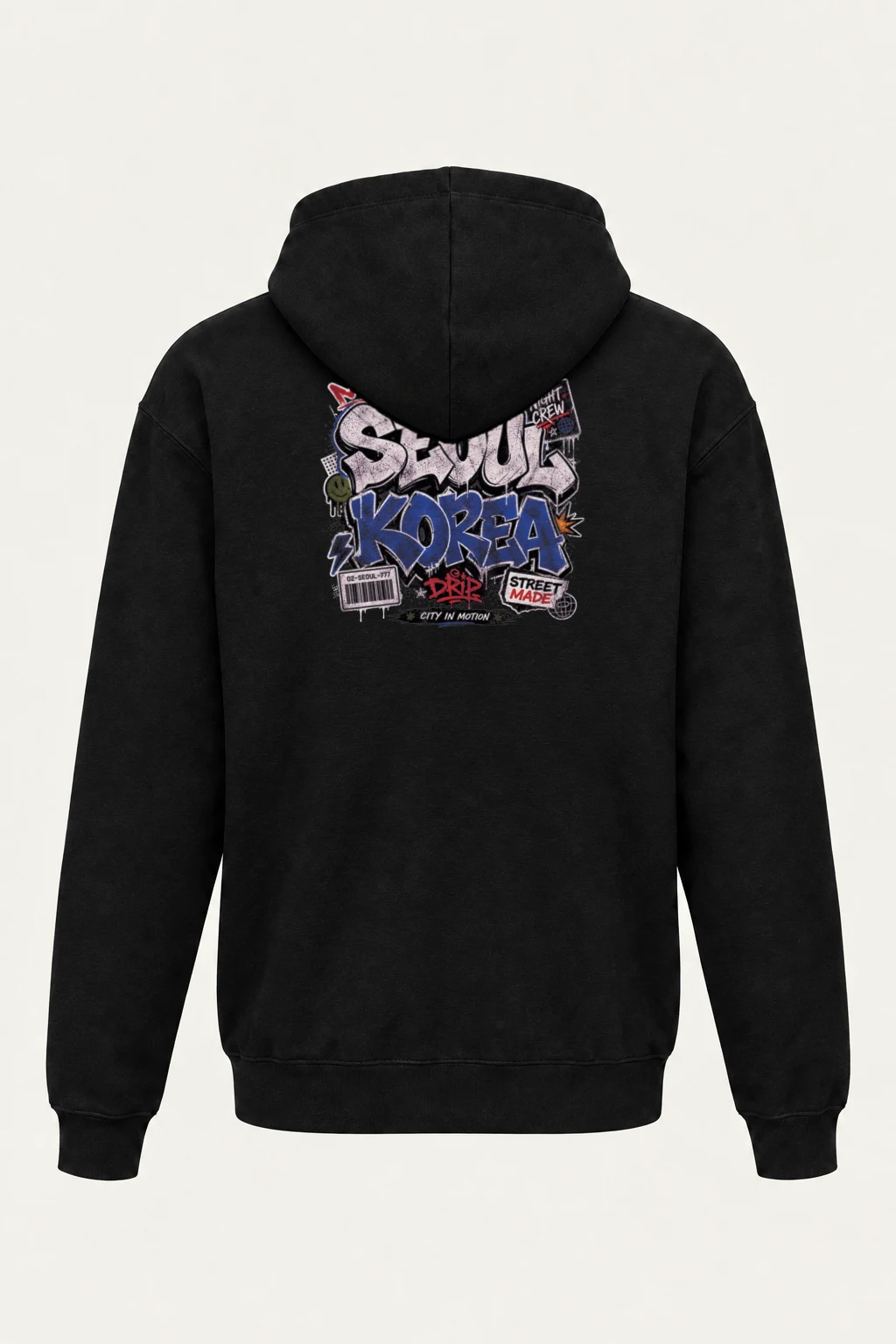 "Seoul Night Crew" Heavy Blend Unisex Pullover Hoodie | Gildan 18500