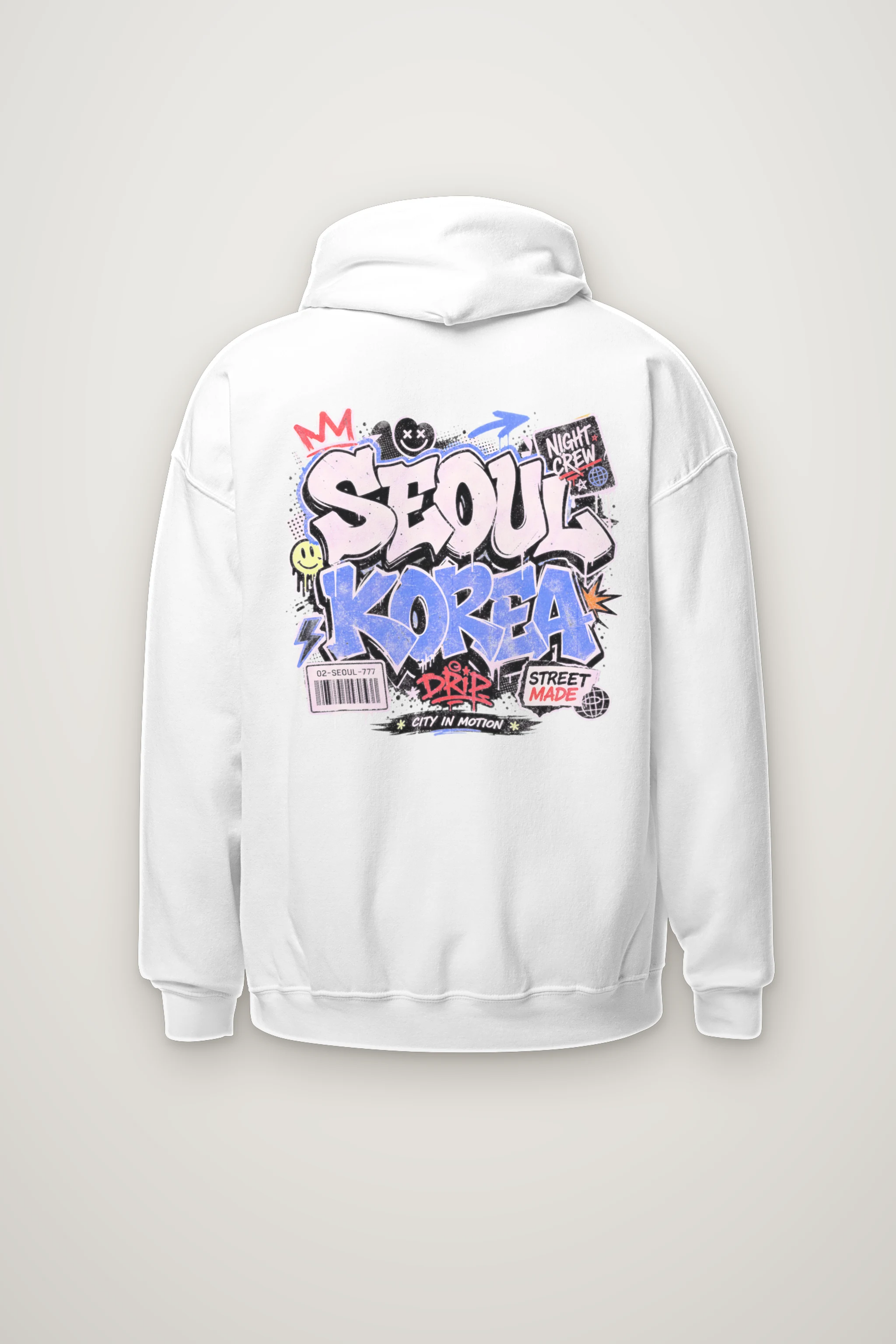 "Seoul Night Crew" Heavy Blend Unisex Pullover Hoodie