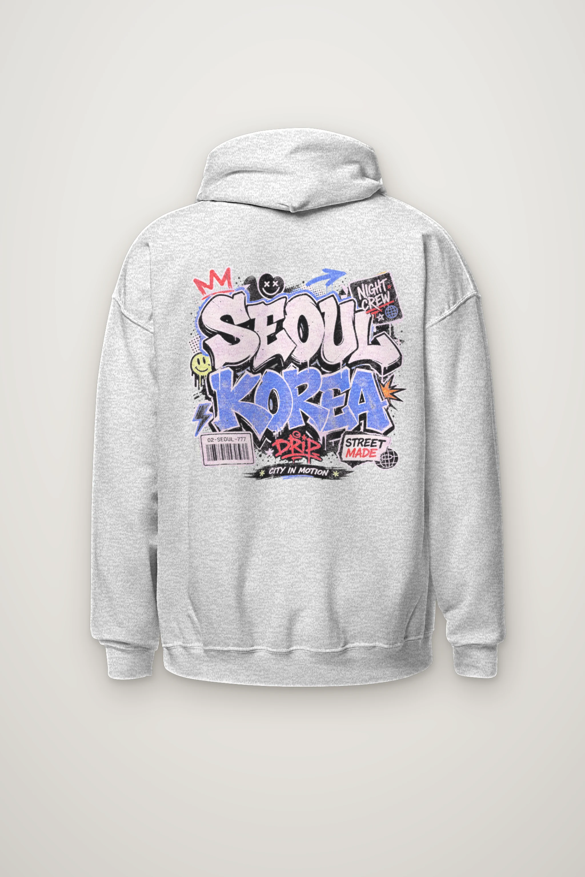 "Seoul Night Crew" Heavy Blend Unisex Pullover Hoodie