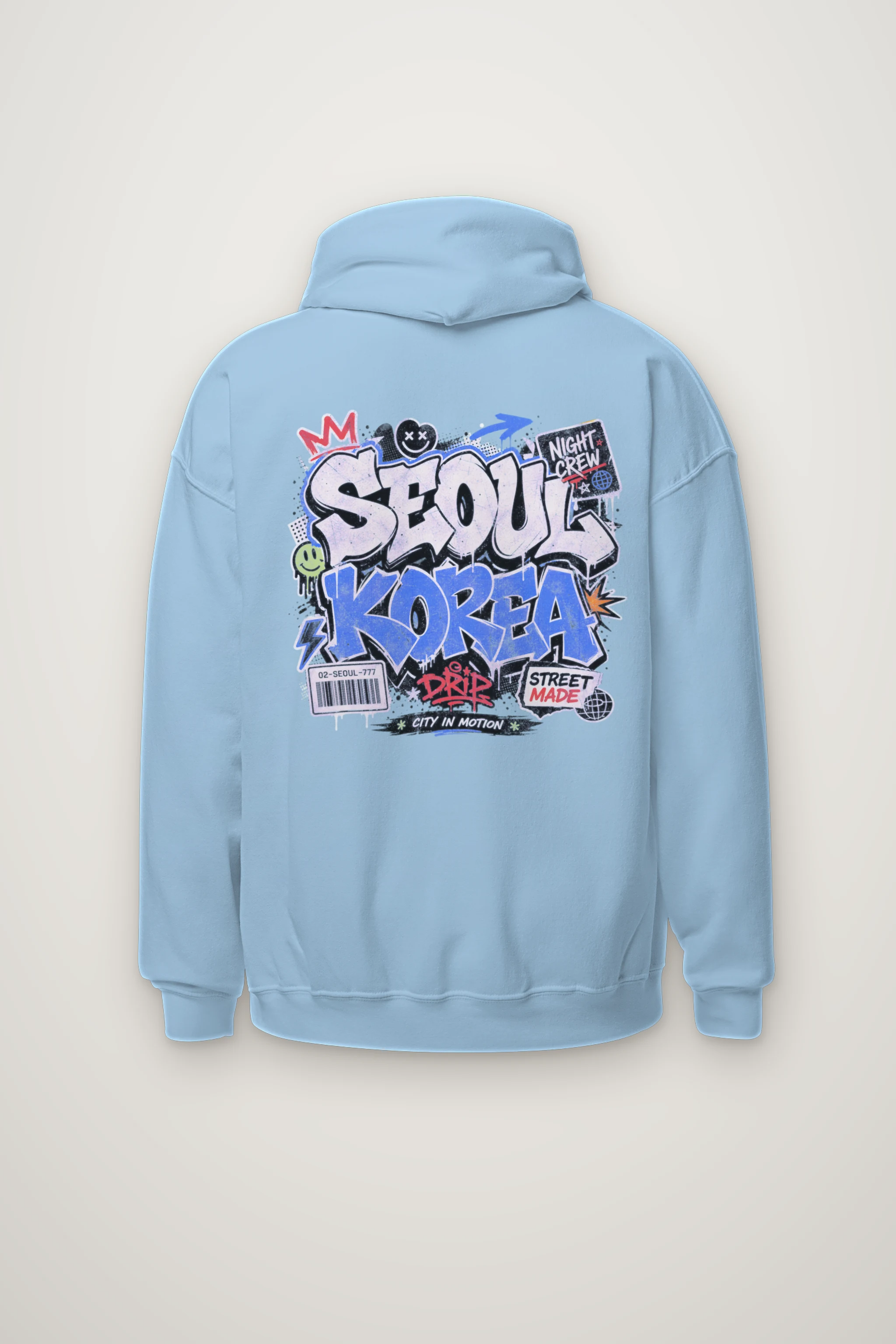 "Seoul Night Crew" Heavy Blend Unisex Pullover Hoodie