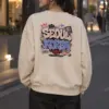 "Seoul Night Crew" Unisex Sponge Fleece Crewneck Sweatshirt | Bella + Canvas 3901
