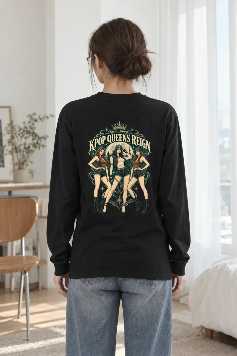 "Seoul Night Icons" Unisex Longsleeve T-shirt