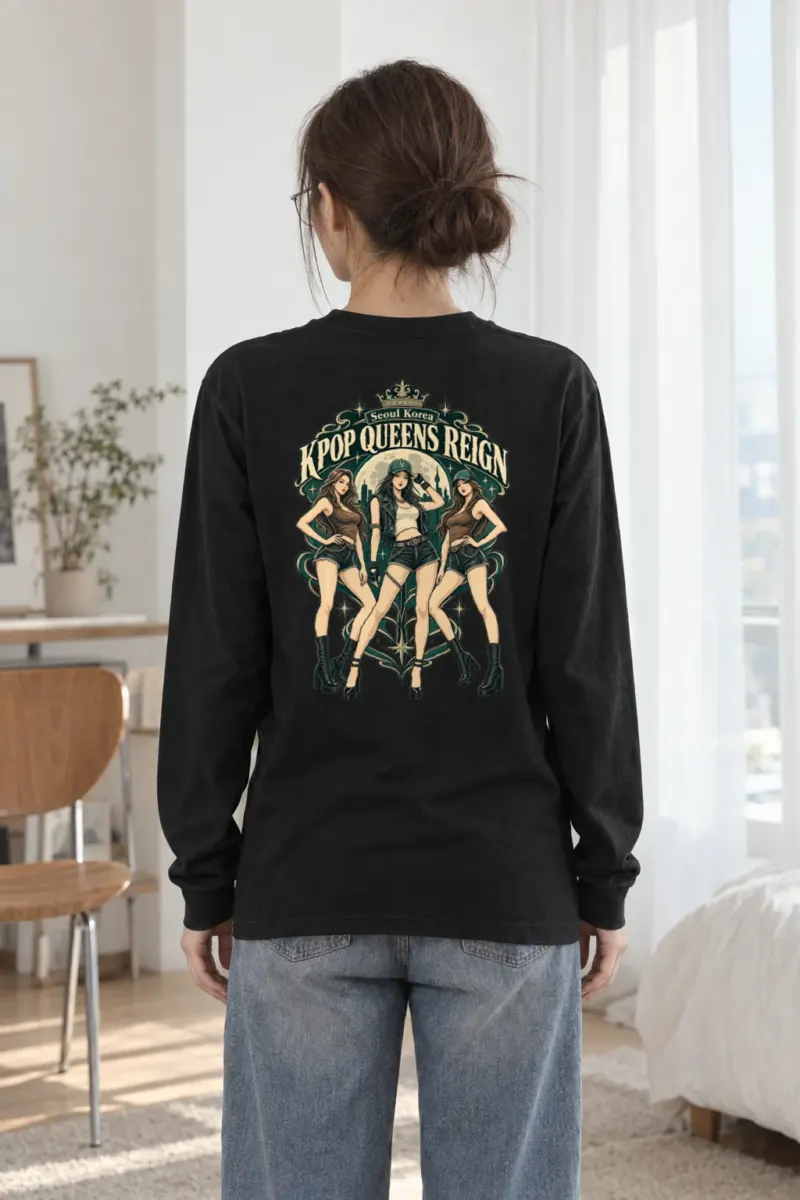 "Seoul Night Icons" Unisex Longsleeve T-shirt