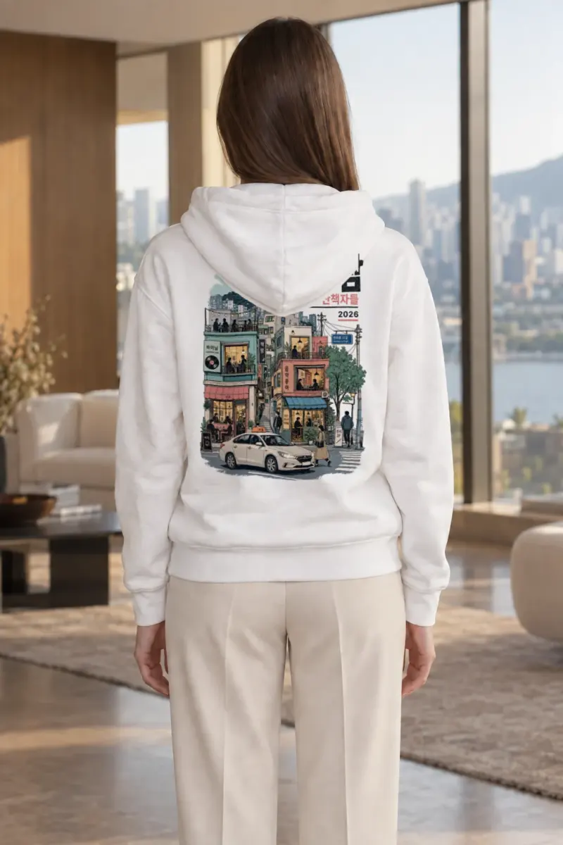 "Seoul Night Walkers" Heavy Blend Unisex Pullover Hoodie | Gildan 18500
