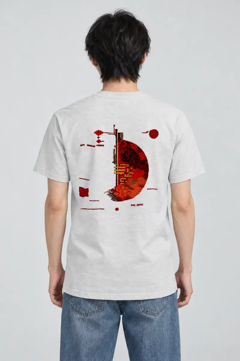 "Seoul Ornament 002" Heavyweight Unisex Crewneck T-shirt