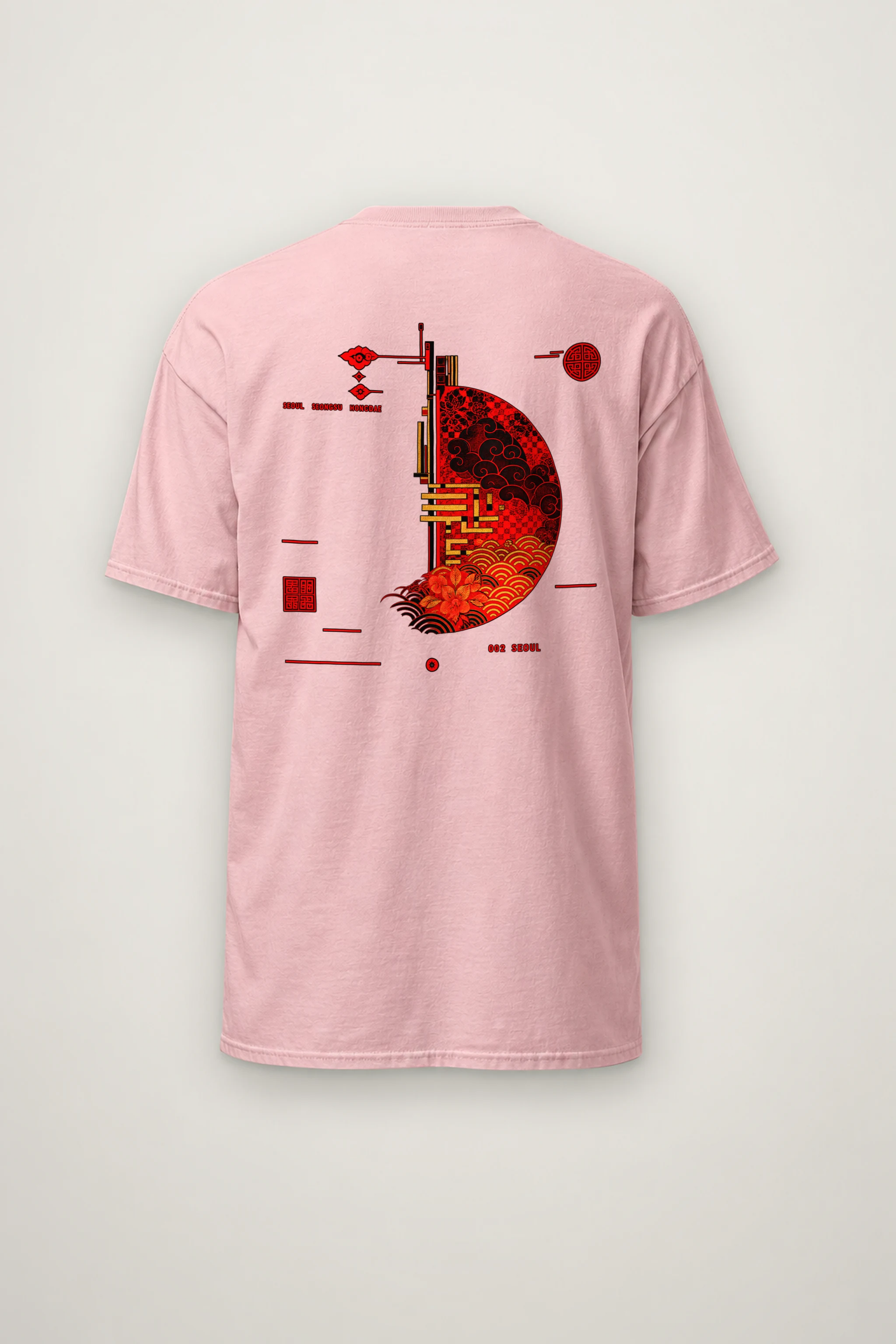"Seoul Ornament 002" Heavyweight Unisex Crewneck T-shirt