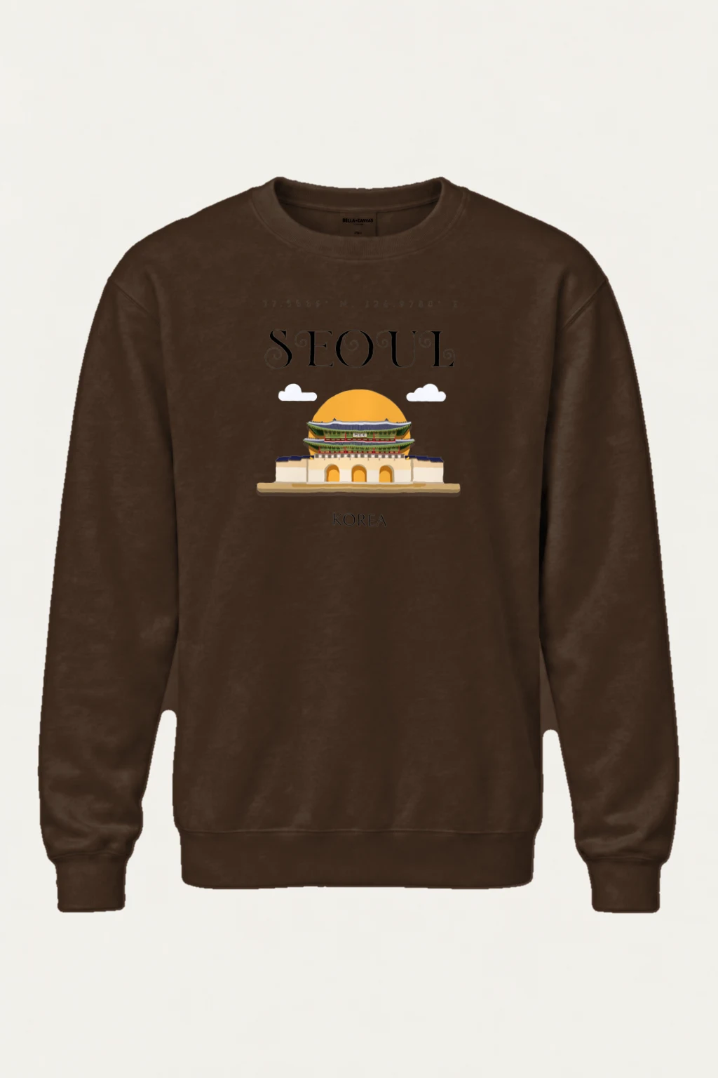 "Seoul Palace Gate" Heavy Blend Unisex Crewneck Sweatshirt | Gildan 18000