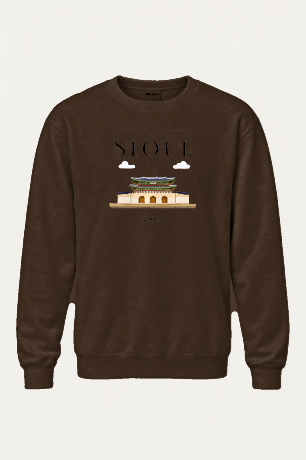 "Seoul Palace Gate" Heavy Blend Unisex Crewneck Sweatshirt | Gildan 18000
