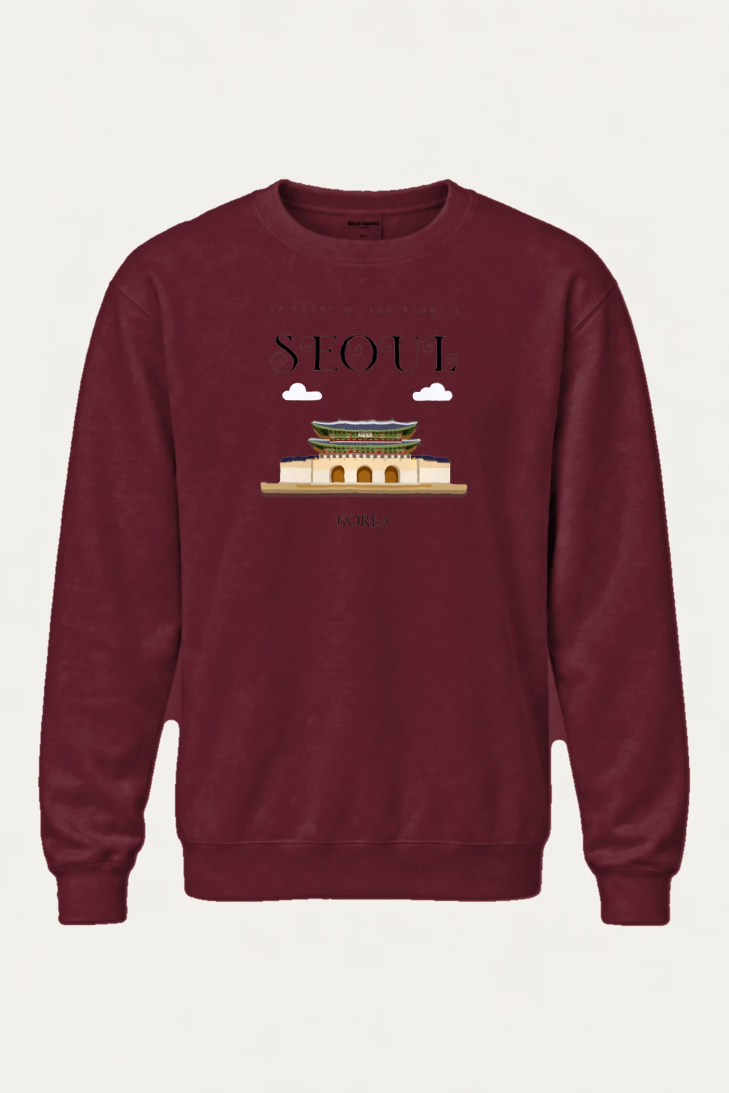 "Seoul Palace Gate" Heavy Blend Unisex Crewneck Sweatshirt | Gildan 18000