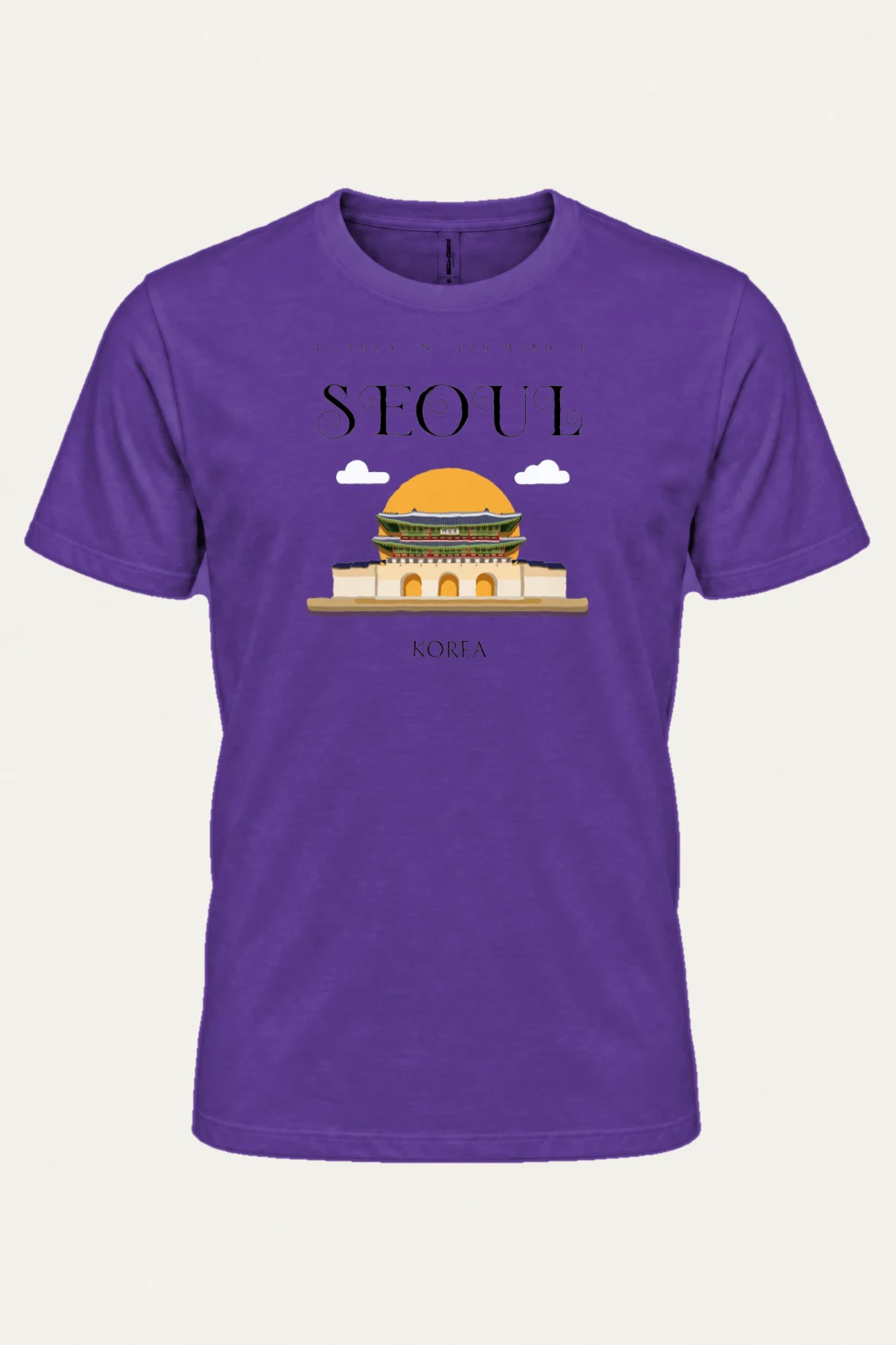 "Seoul Palace Gate" Heavyweight Unisex Crewneck T-shirt | Gildan 5000
