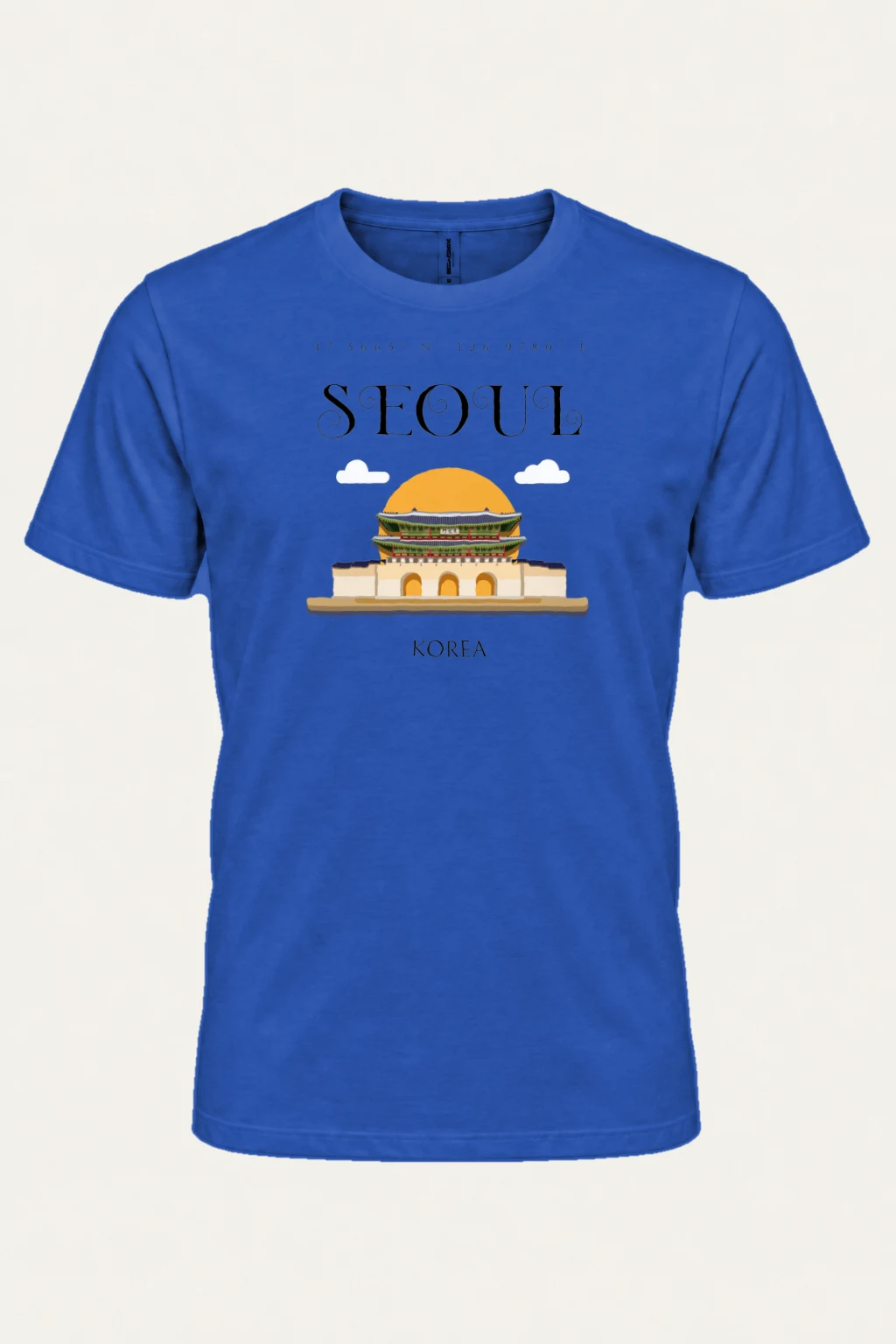 "Seoul Palace Gate" Heavyweight Unisex Crewneck T-shirt | Gildan 5000