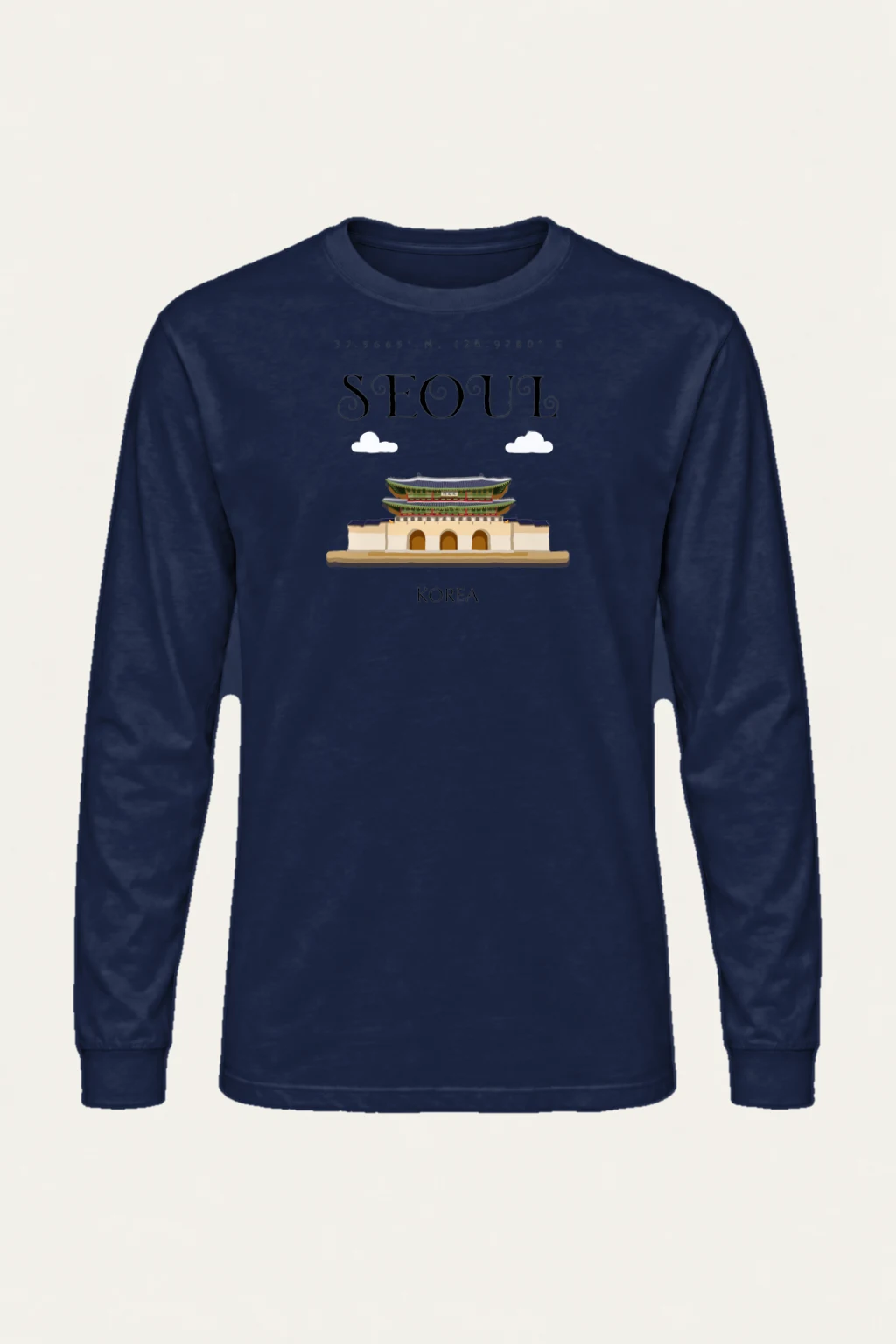 "Seoul Palace Gate" Unisex Longsleeve T-shirt | Gildan 2400