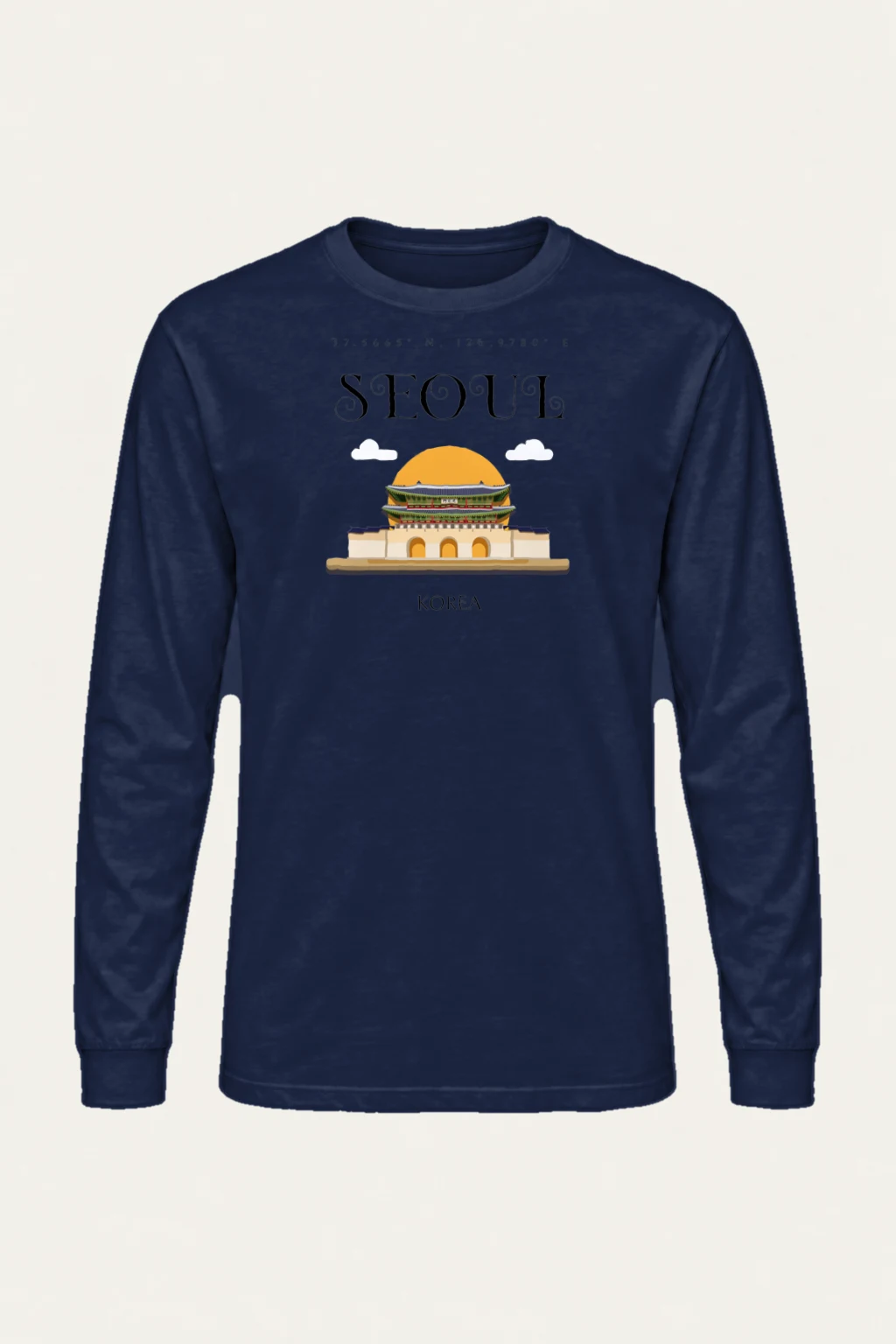 "Seoul Palace Gate" Unisex Longsleeve T-shirt | Gildan 2400