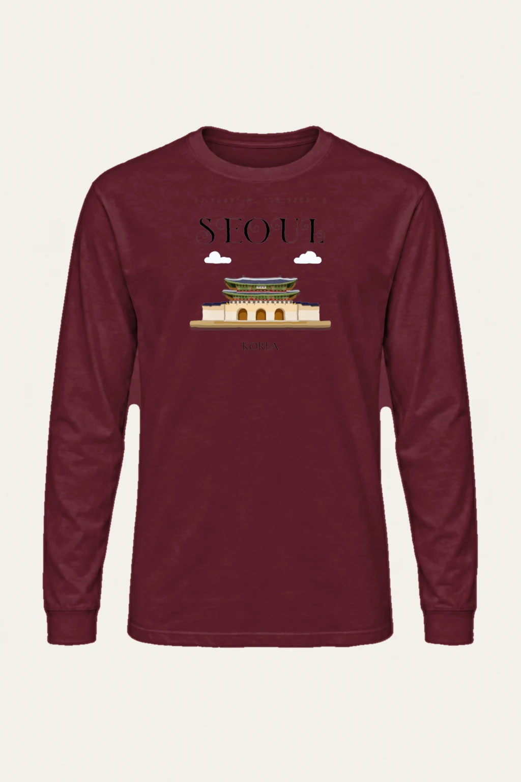 "Seoul Palace Gate" Unisex Longsleeve T-shirt | Gildan 2400
