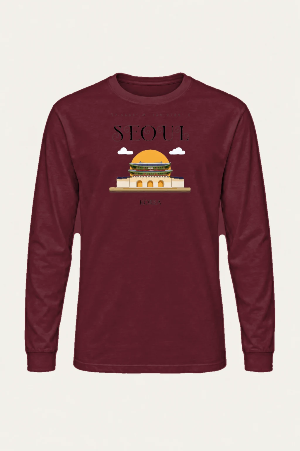 "Seoul Palace Gate" Unisex Longsleeve T-shirt | Gildan 2400