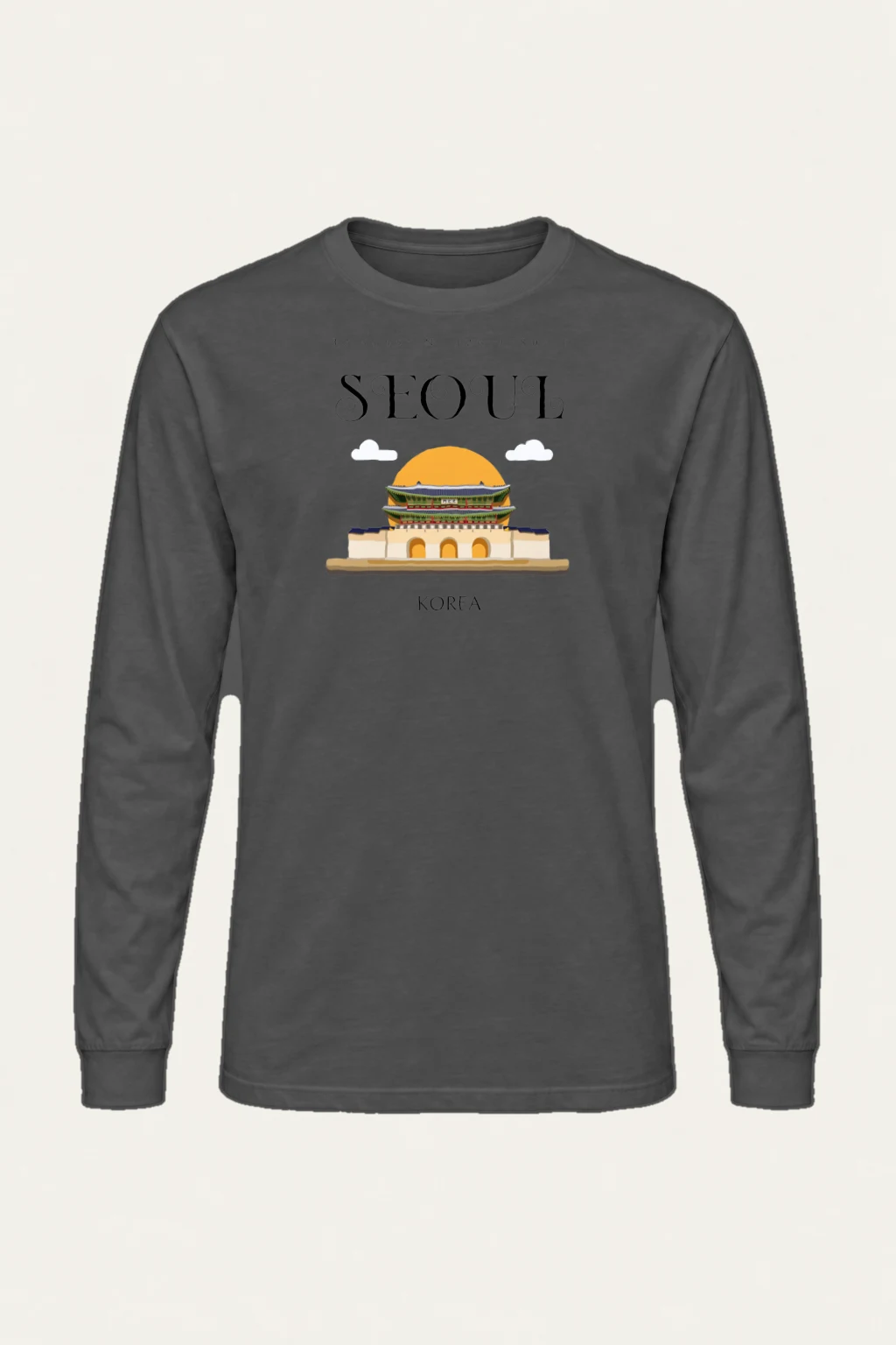 "Seoul Palace Gate" Unisex Longsleeve T-shirt | Gildan 2400
