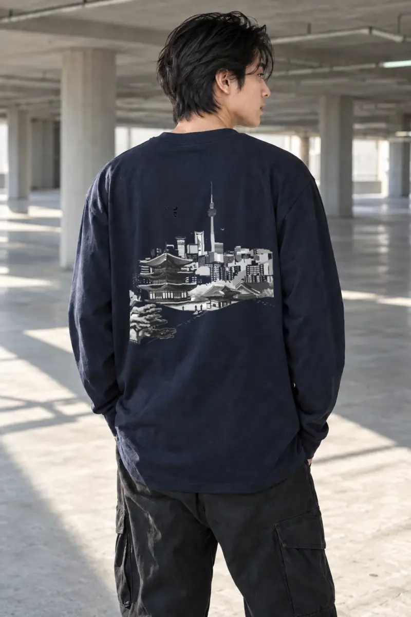 “Seoul Palace Ink” Unisex Longsleeve T-shirt | Gildan 2400