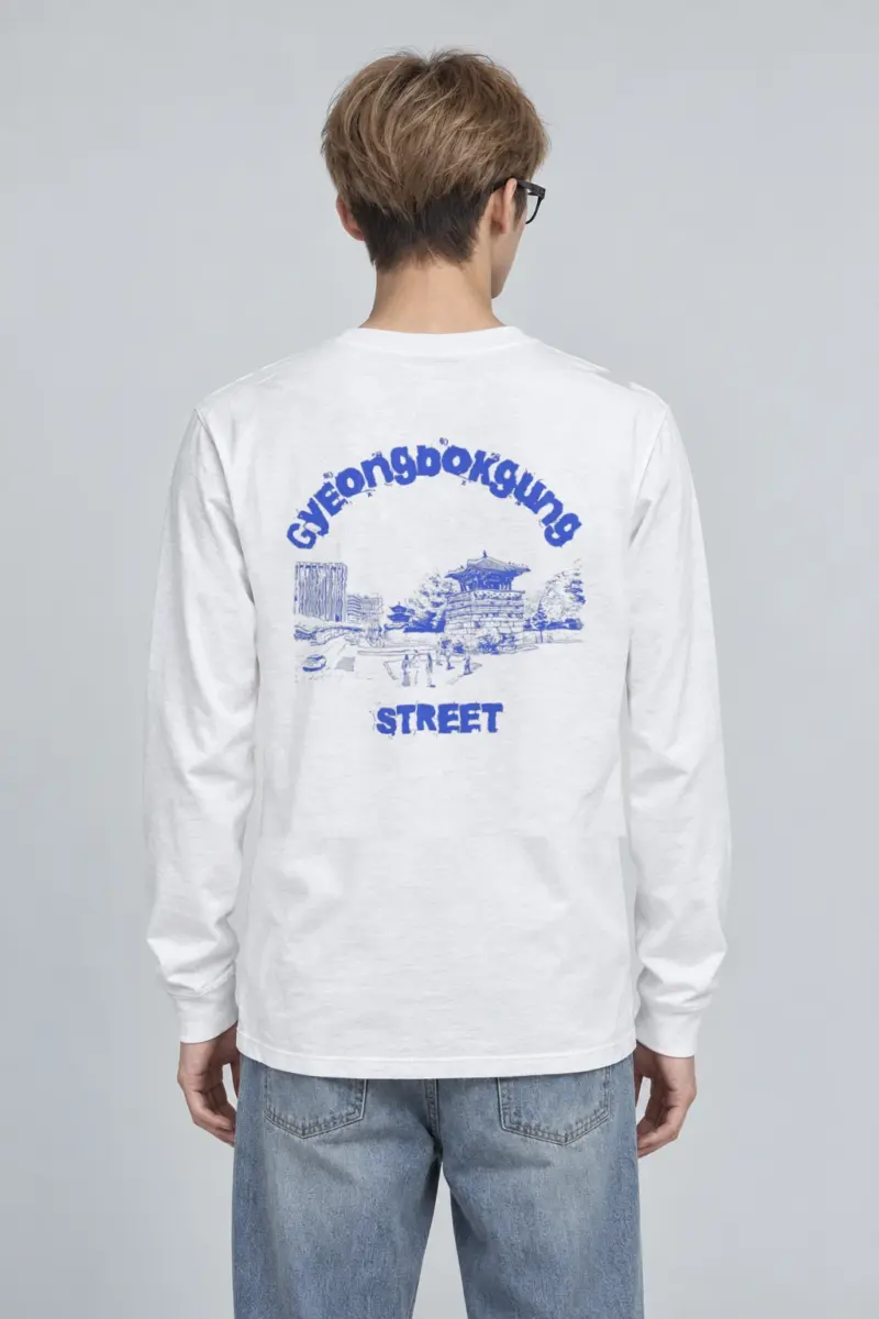 "Seoul Palace Lines" Unisex Longsleeve T-shirt