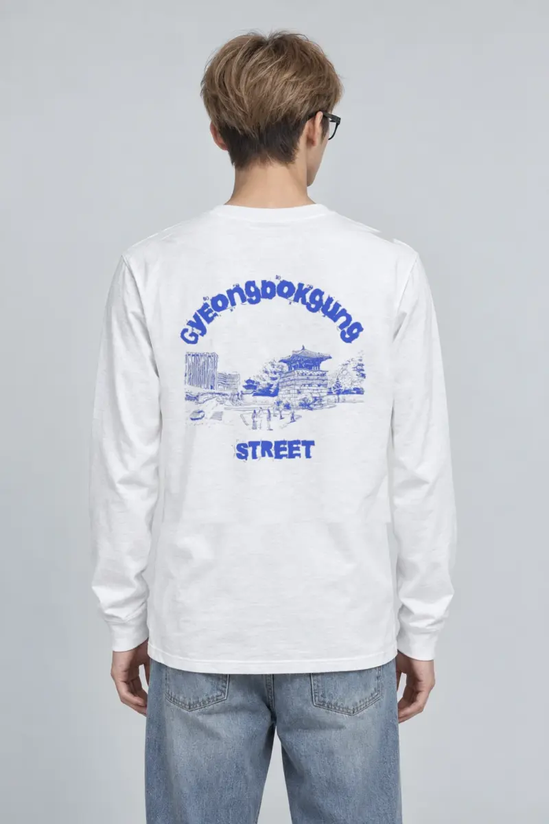 "Seoul Palace Lines" Unisex Longsleeve T-shirt