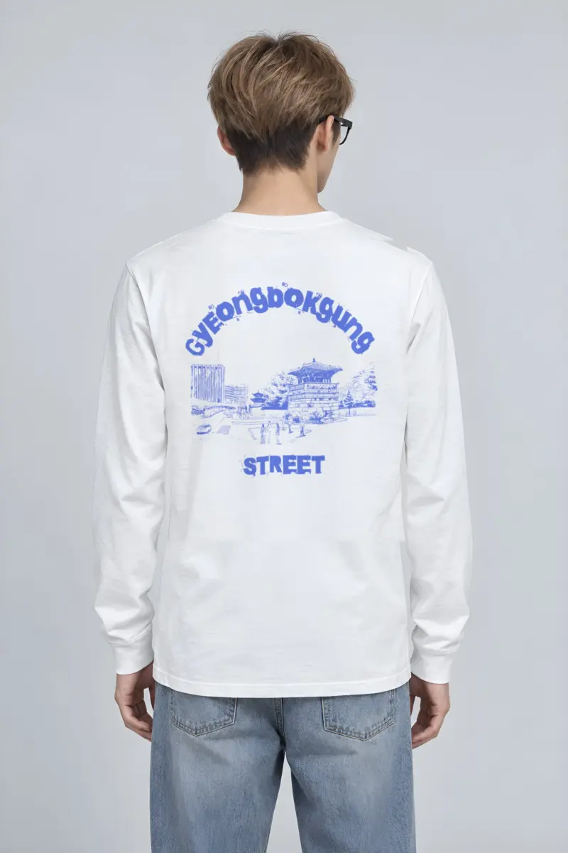 "Seoul Palace Lines" Unisex Longsleeve T-shirt