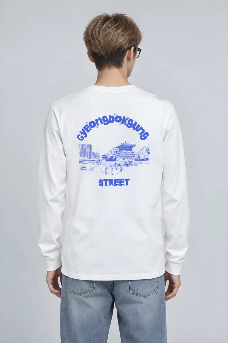 "Seoul Palace Lines" Unisex Longsleeve T-shirt