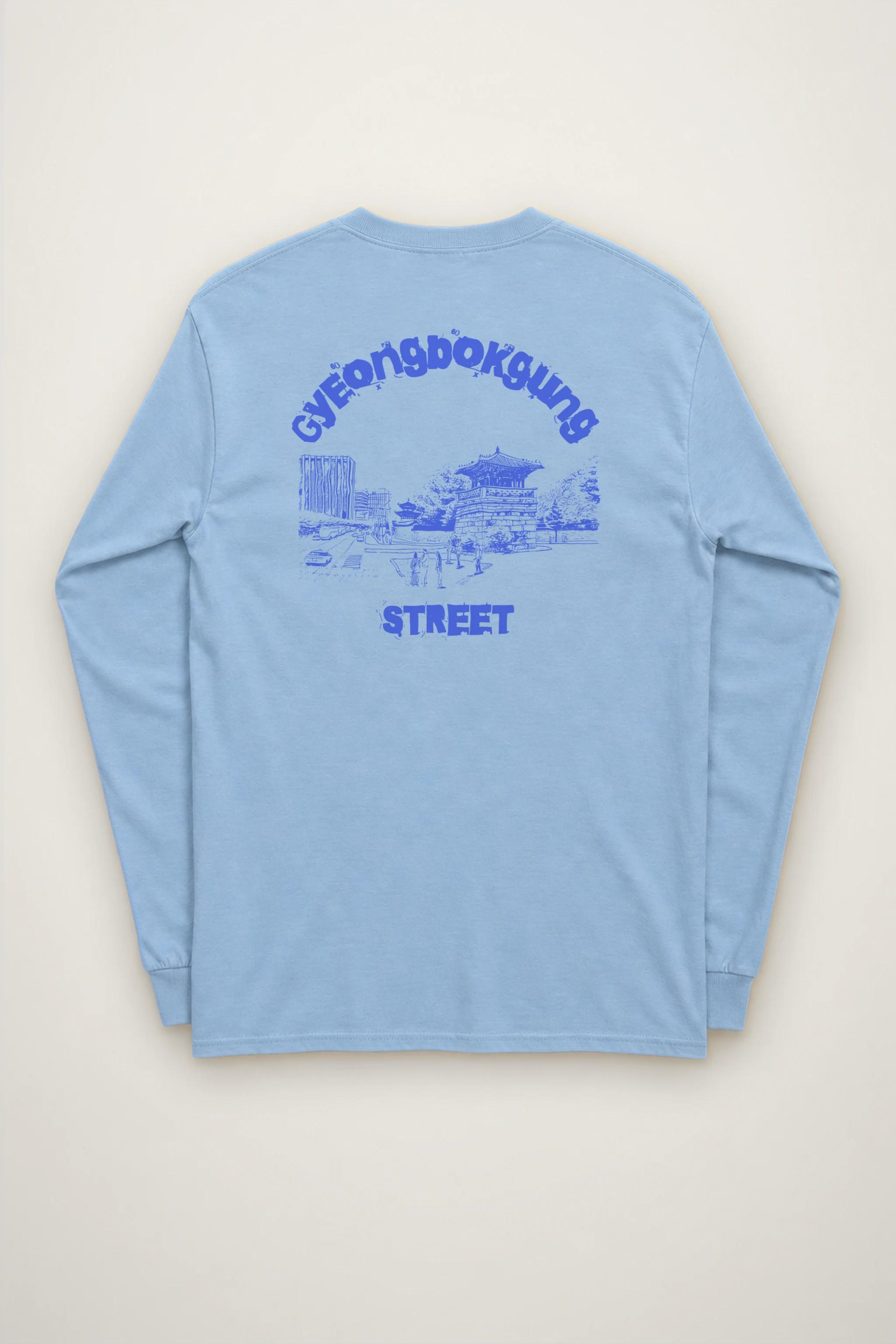 "Seoul Palace Lines" Unisex Longsleeve T-shirt