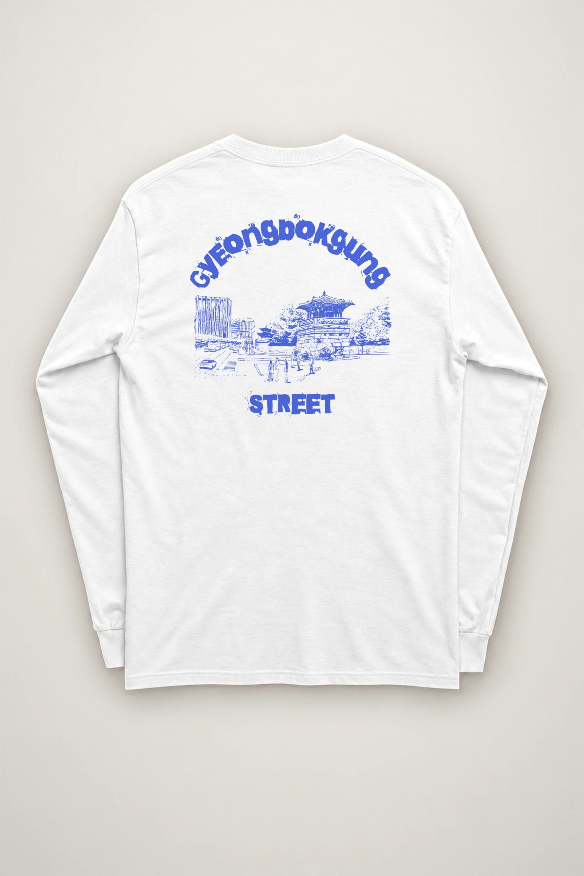 "Seoul Palace Lines" Unisex Longsleeve T-shirt