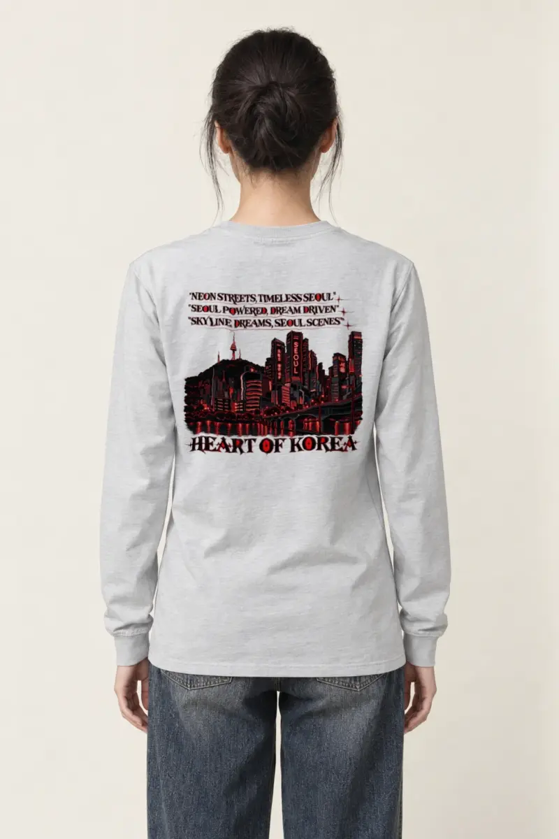 "Seoul Powered Dream Driven" Unisex Longsleeve T-shirt