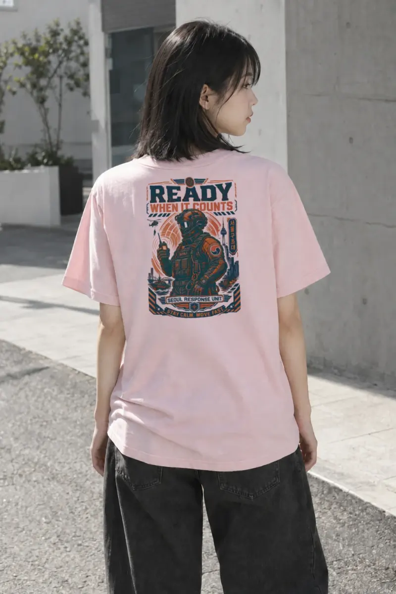 "Seoul Response Unit" Heavyweight Unisex Crewneck T-shirt | Gildan 5000