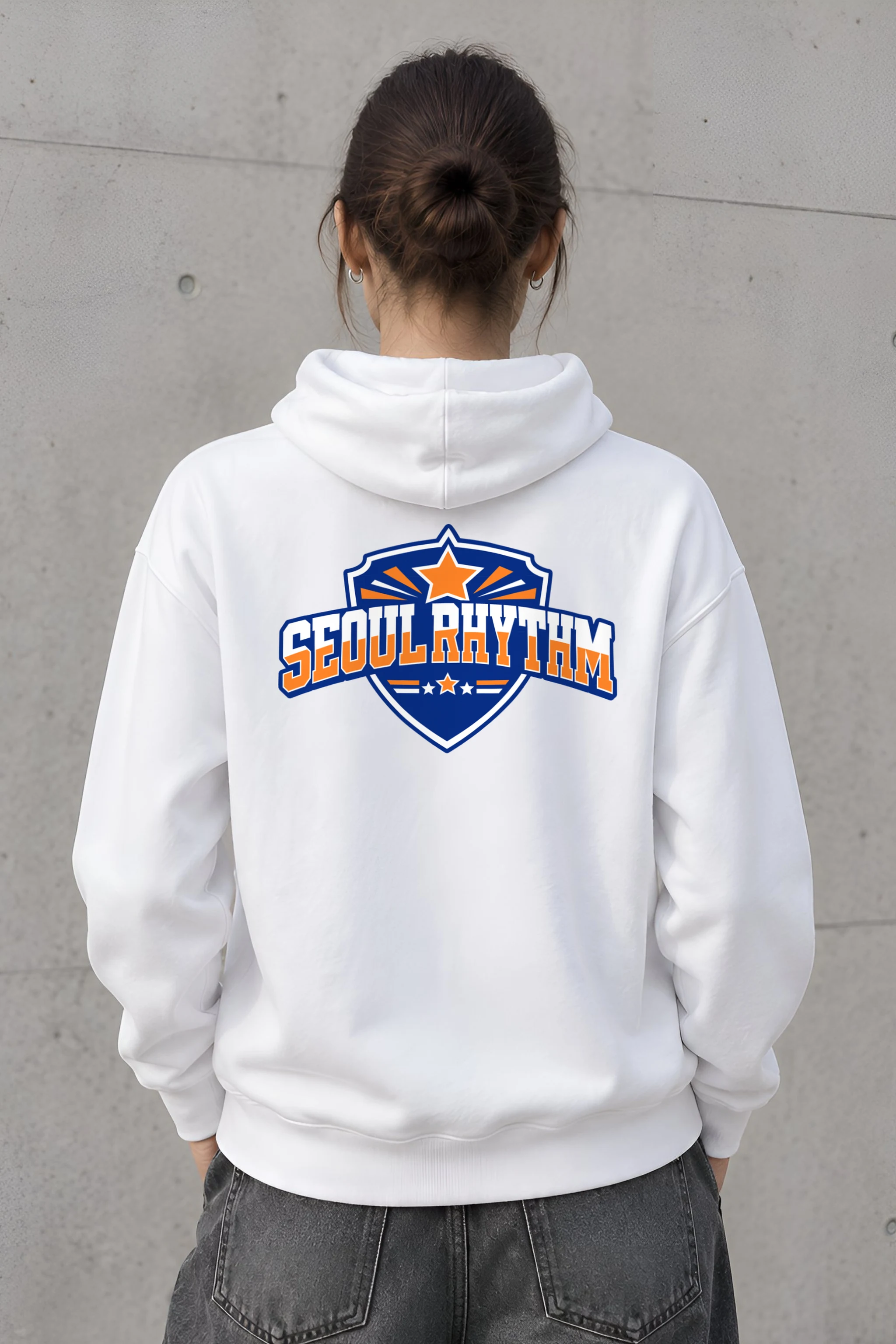 "Seoul Rhythm Emblem" Heavy Blend Unisex Pullover Hoodie